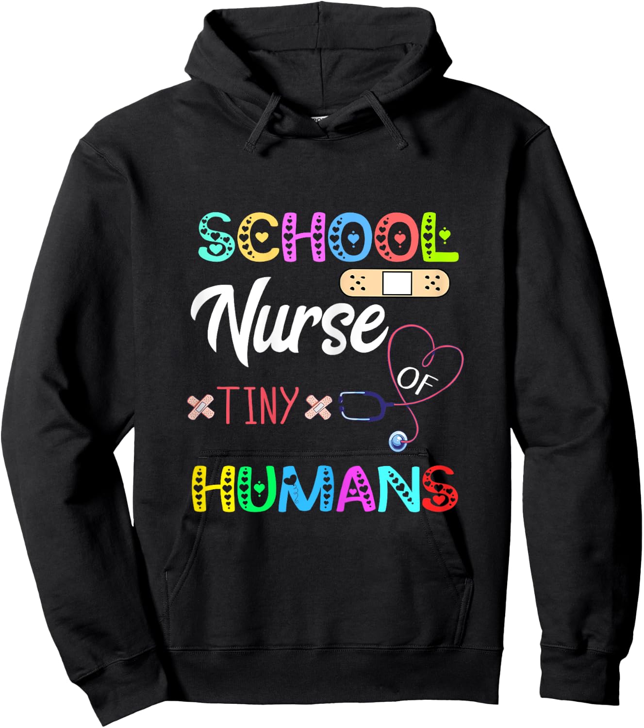 School Nurse Of Tiny Humans Nursing School Nursing Schooling Hoodie - Hoodie | Black