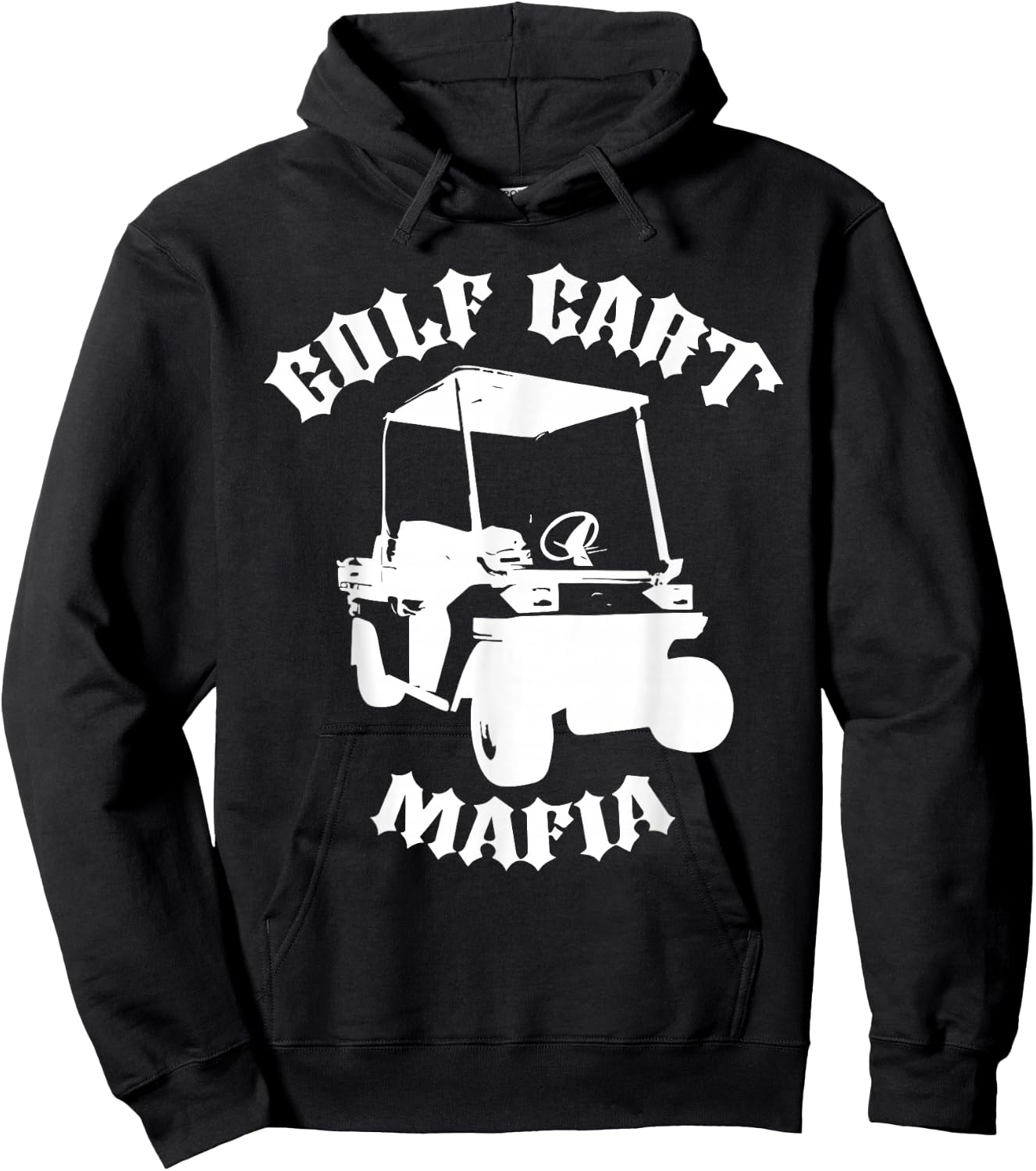 Golf Cart Mafia funny design Hoodie - Hoodie | Black