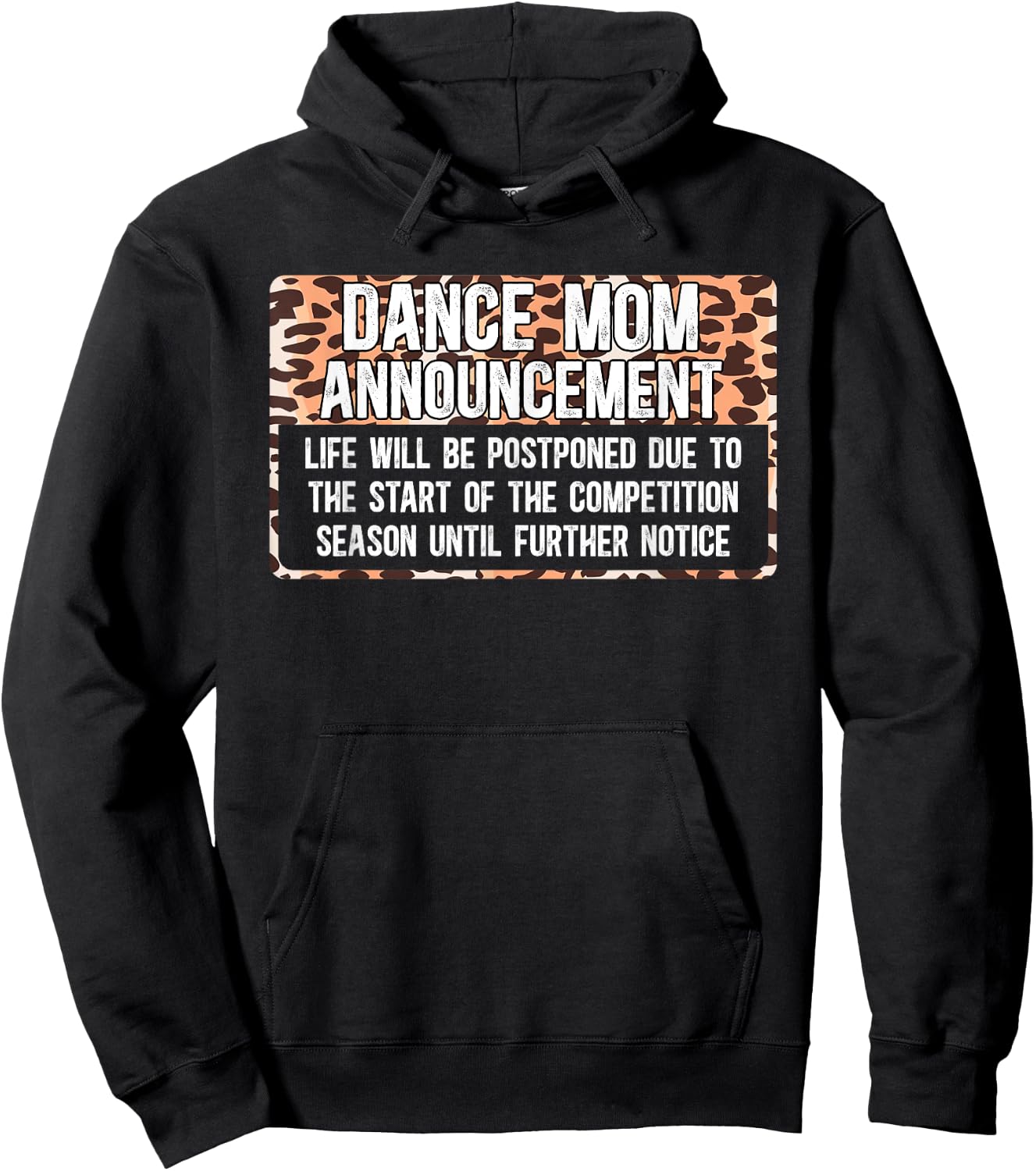 Dance Mom Announcement Dancing Mom Of A Dancer Mother Hoodie - Hoodie | Black