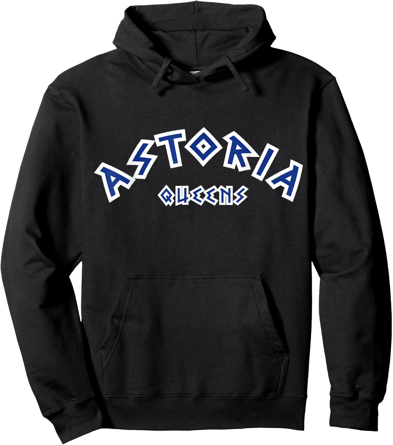 Astoria Queens NY New York Hometown Greek American Town Hoodie - Hoodie | Black