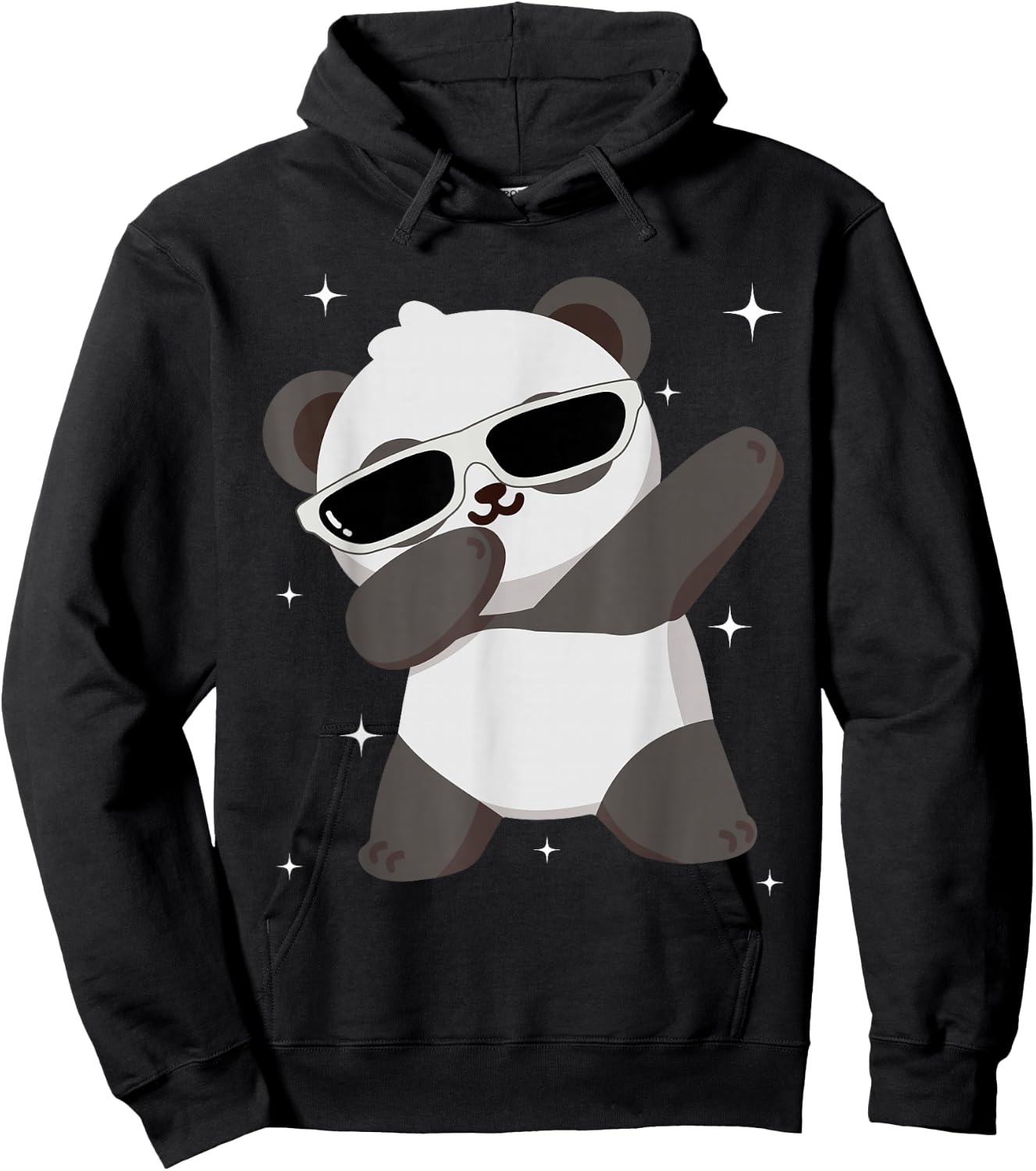 Men Women Kids Panda Dabbing Animals Wildlife Parties Hoodie - Hoodie | Black