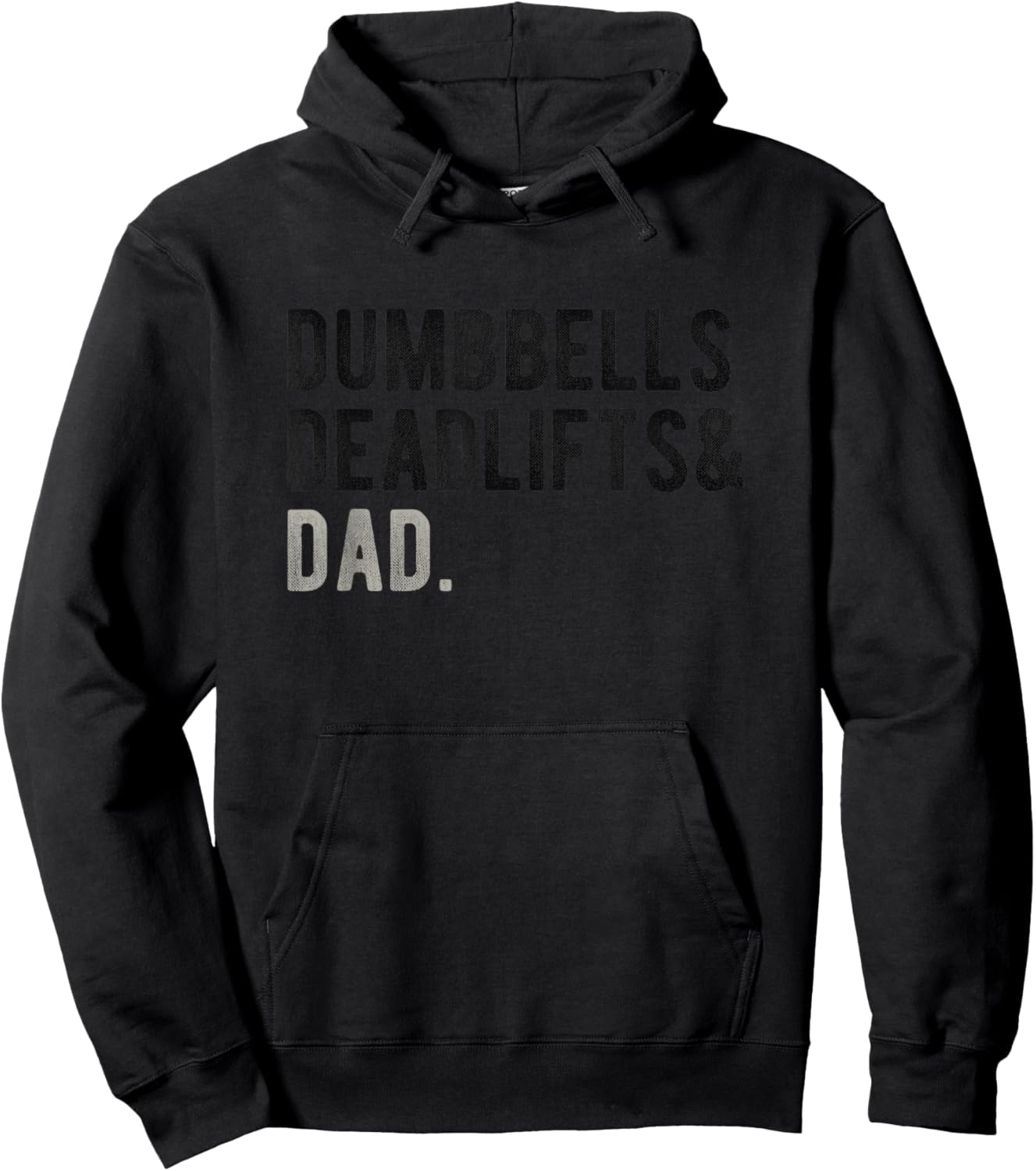 Dumbbells Deadlifts Dad Funny Lifting Workout Gym Beast Hoodie - Hoodie | Black