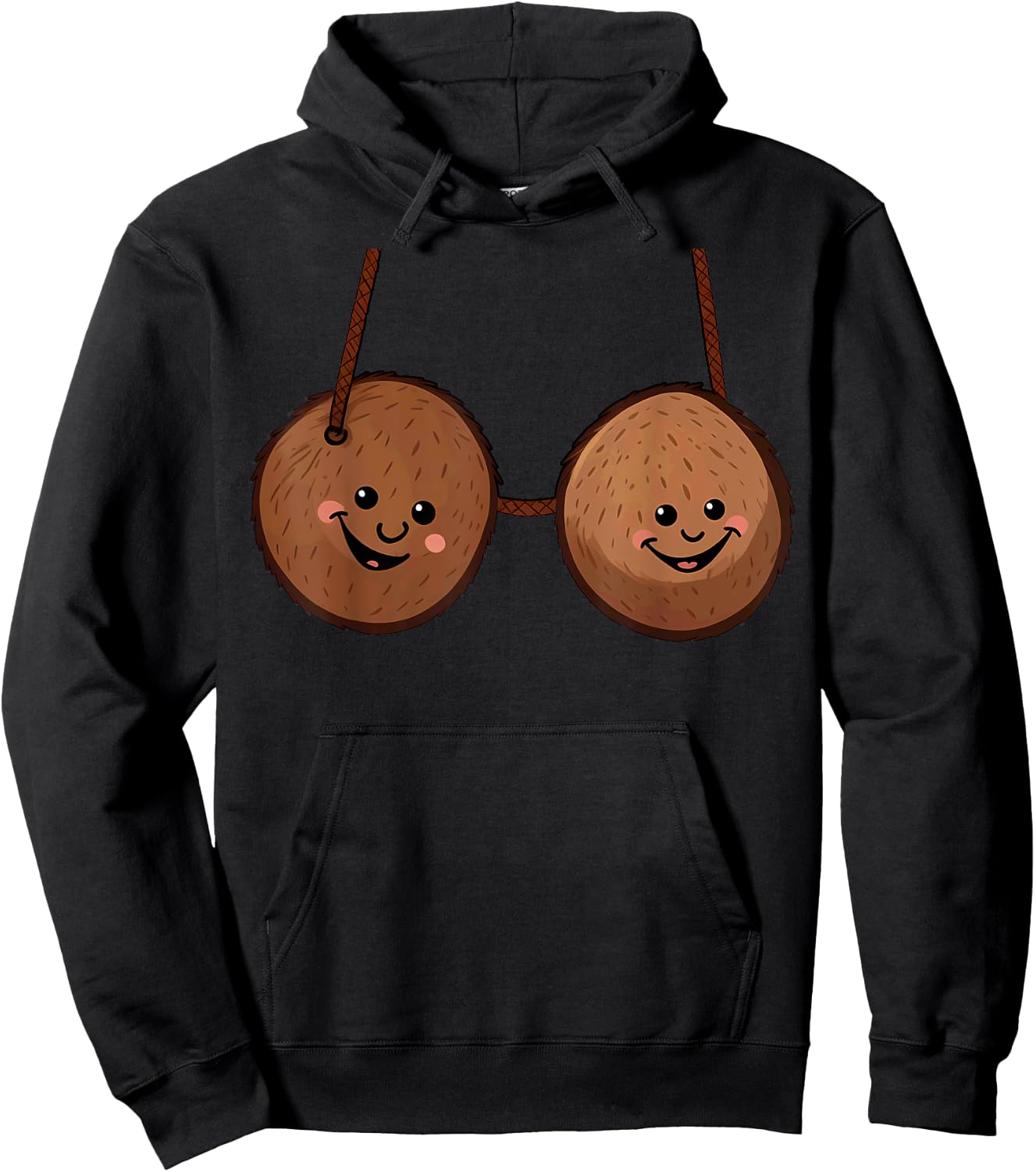 Summer Coconuts Bra Halloween Costume Men Women Hoodie - Hoodie | Black