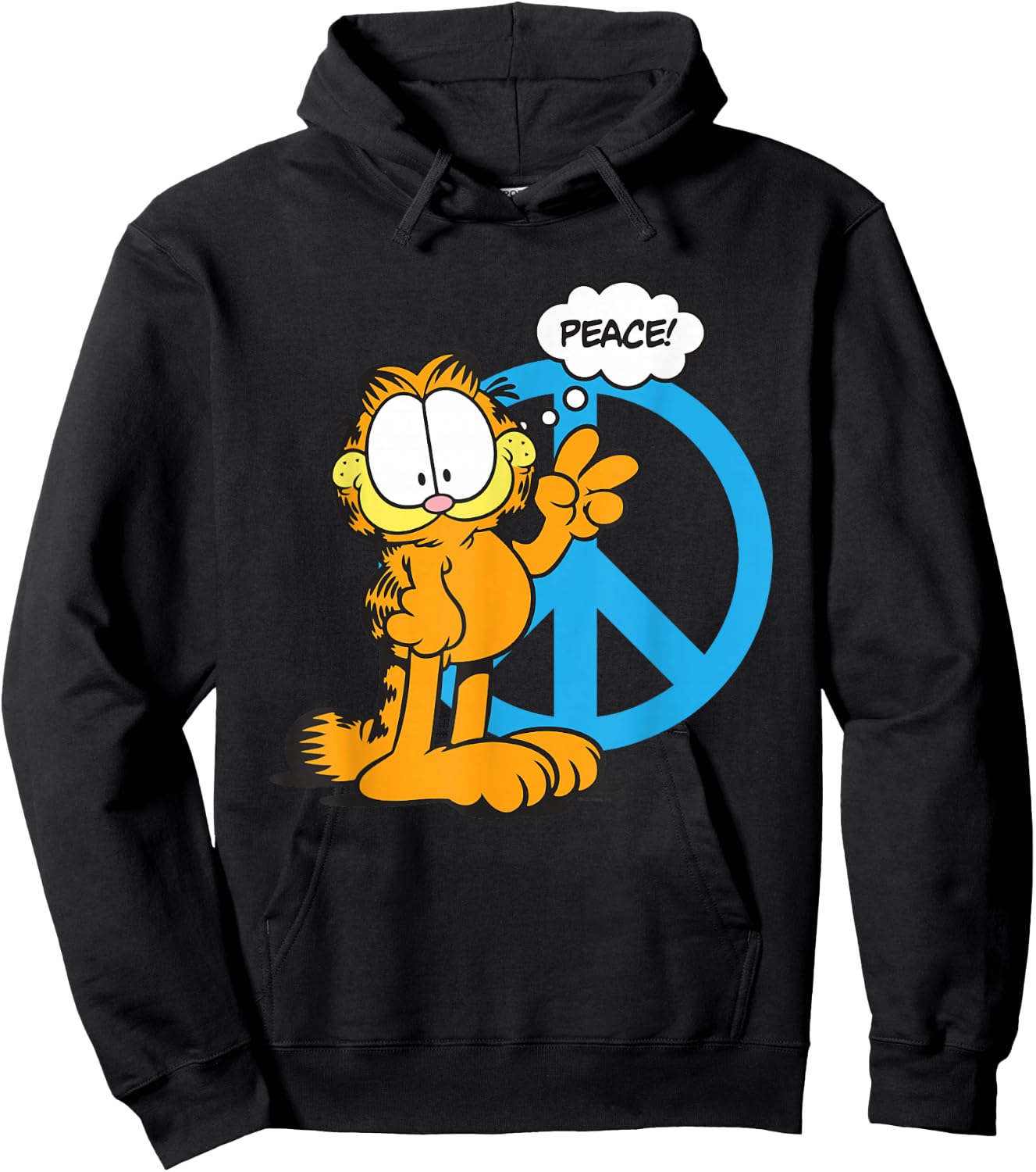 Garfield Classic Peace! Hoodie - Hoodie | Black