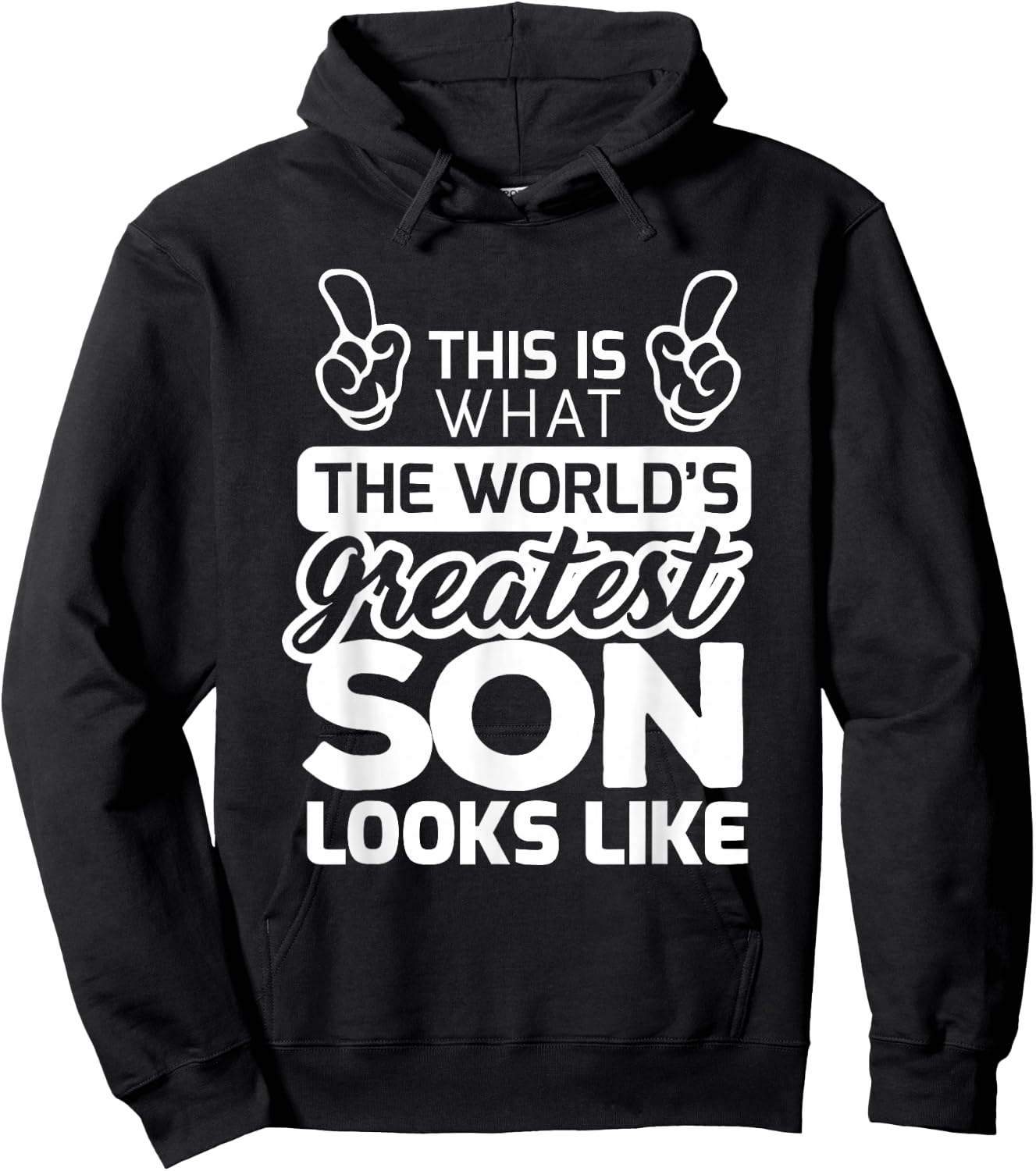 World's Greatest Son Best Son Ever Hoodie - Hoodie | Black