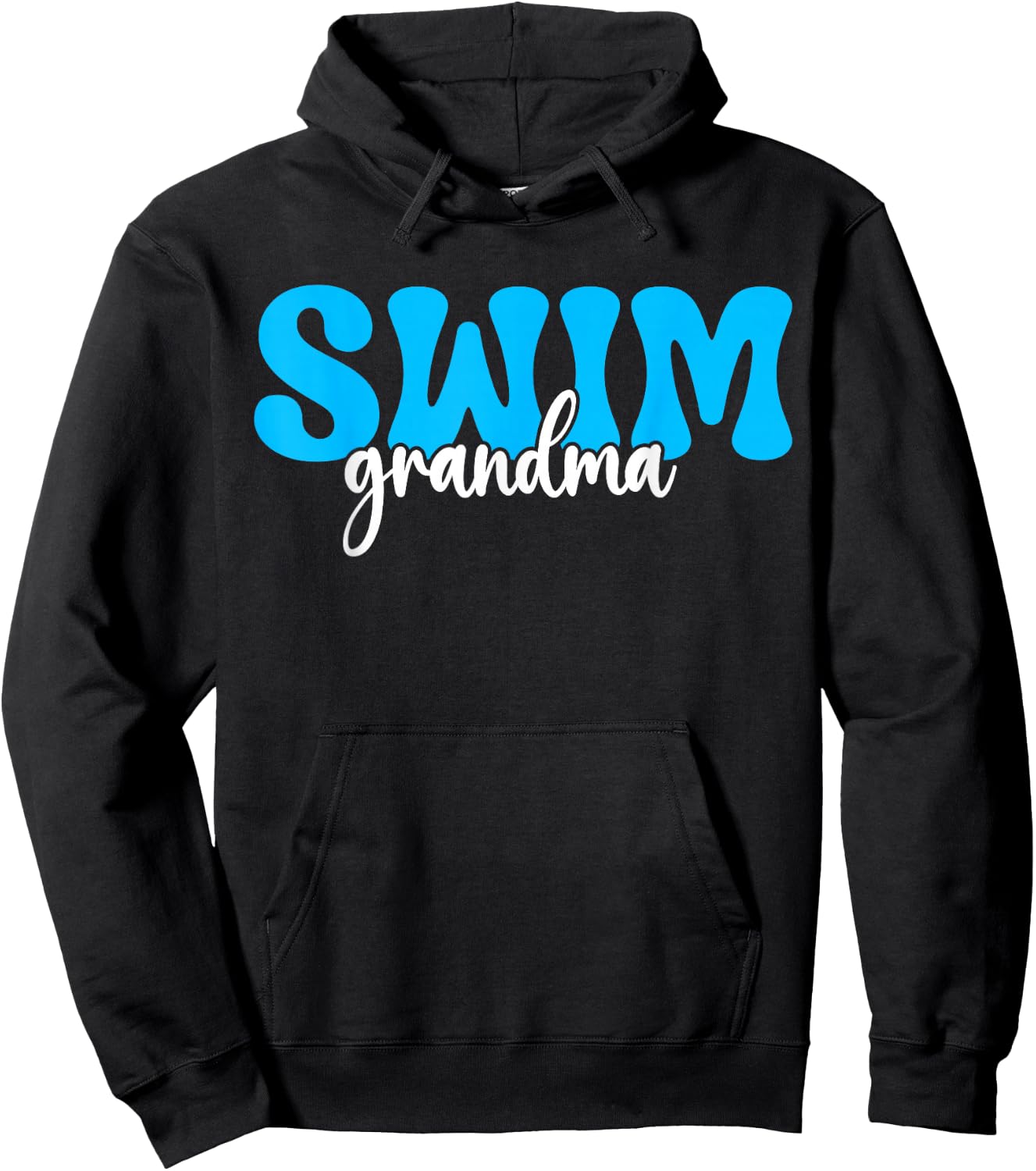 Swim Grandma Swim Grandmother Swimming Grandma Hoodie - Hoodie | Black
