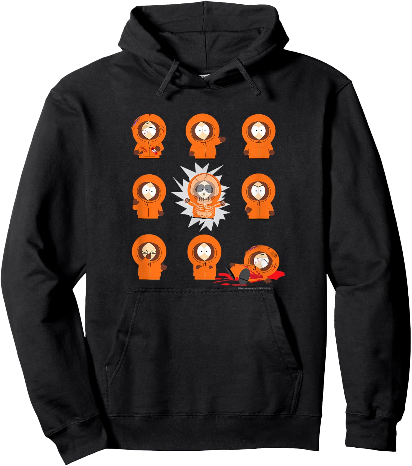 South Park - Kenny Grid Hoodie - Hoodie | Black