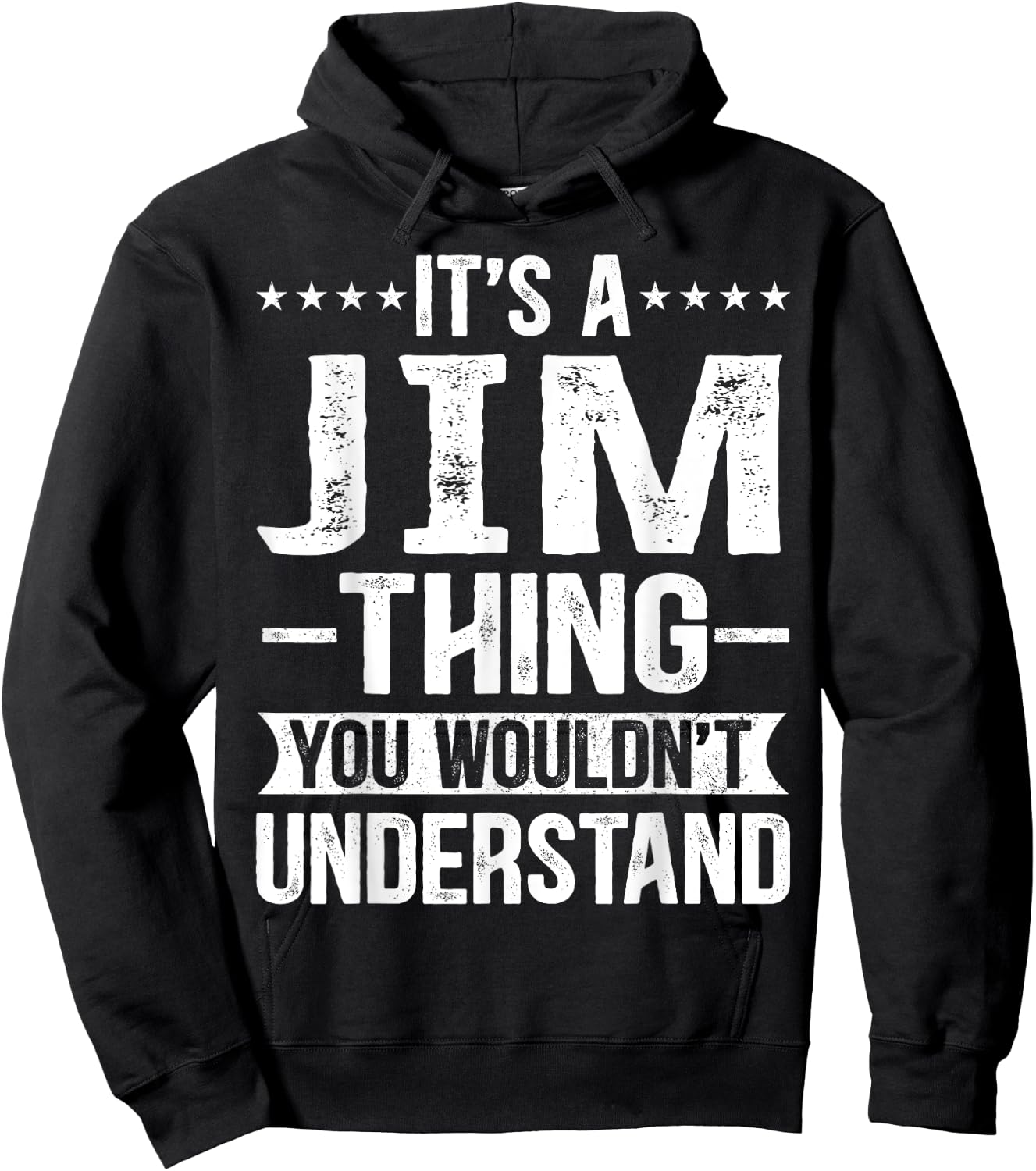 It's A Jim Thing You Wouldn't Understand Jim Hoodie - Hoodie | Black
