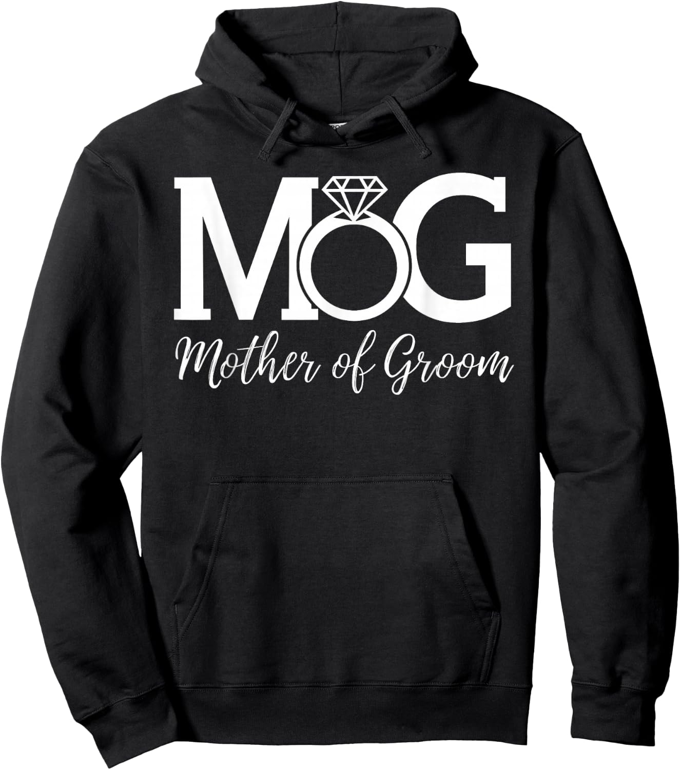 Wedding Celebration Family Love MOG Mother Of Groom , Small, Black Hoodie - Hoodie | Black