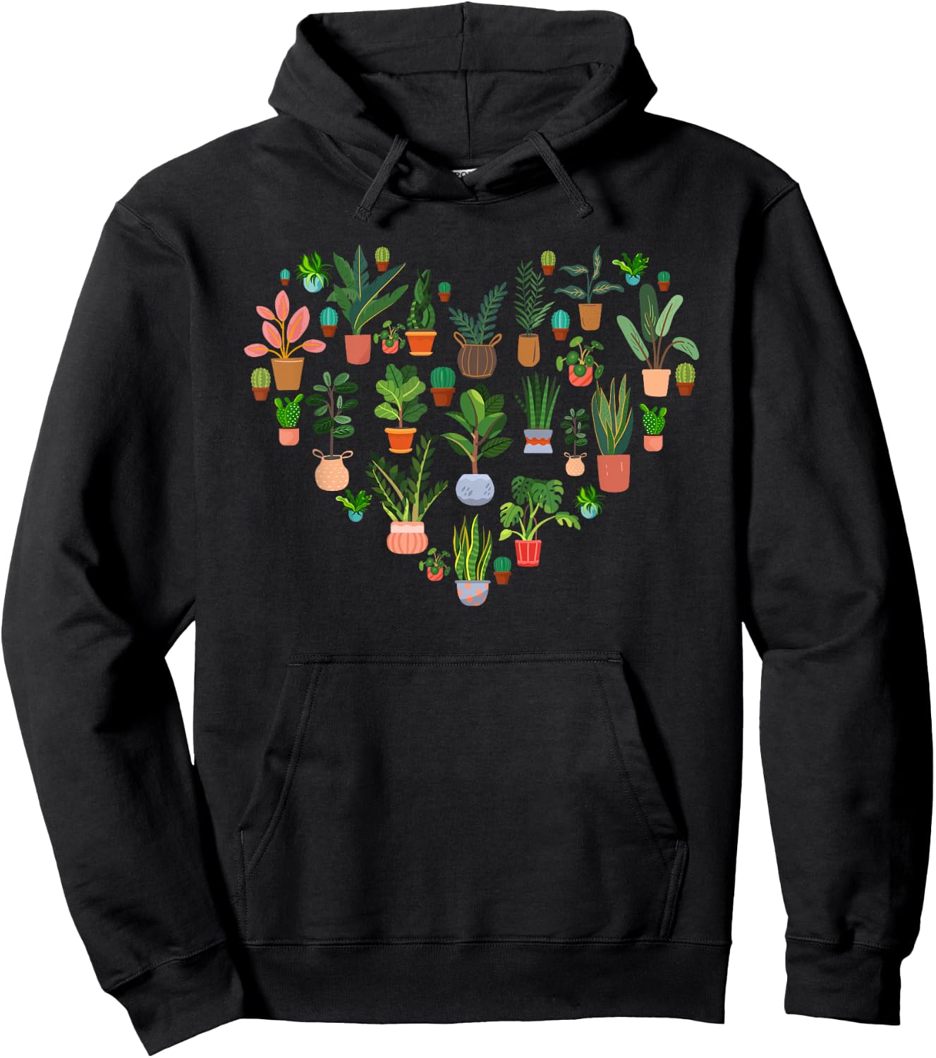 Funny Plant Lover Art Women Garden Gardening Lover Hoodie - Hoodie | Black