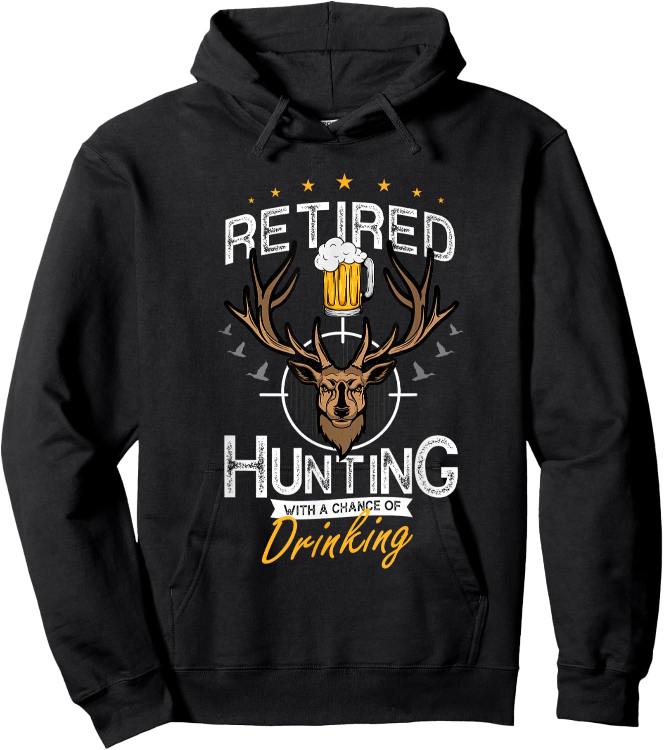 Deer Hunt for Hunter Retirement and Retirement Hunter 2022 Hoodie - Hoodie | Black