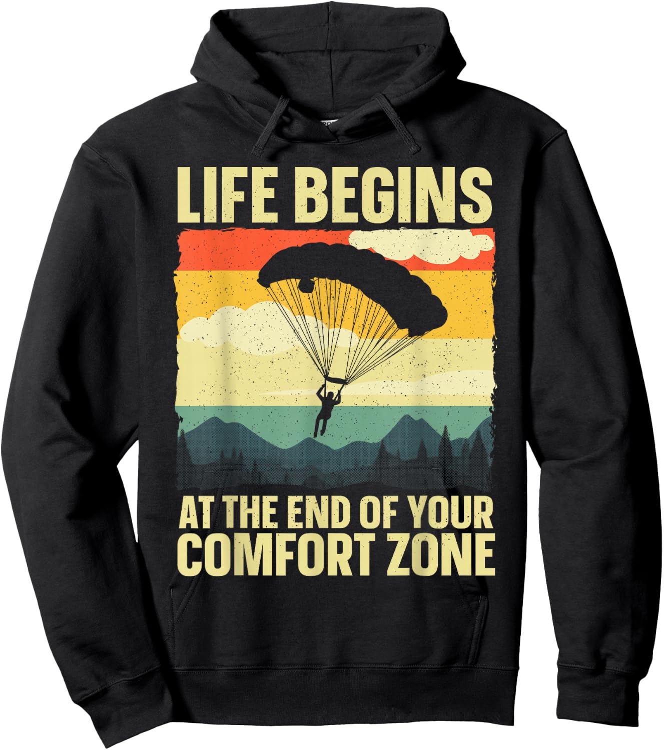 Funny Skydiving Art Women Skydiver Sky Diving Lover Hoodie - Hoodie | Black