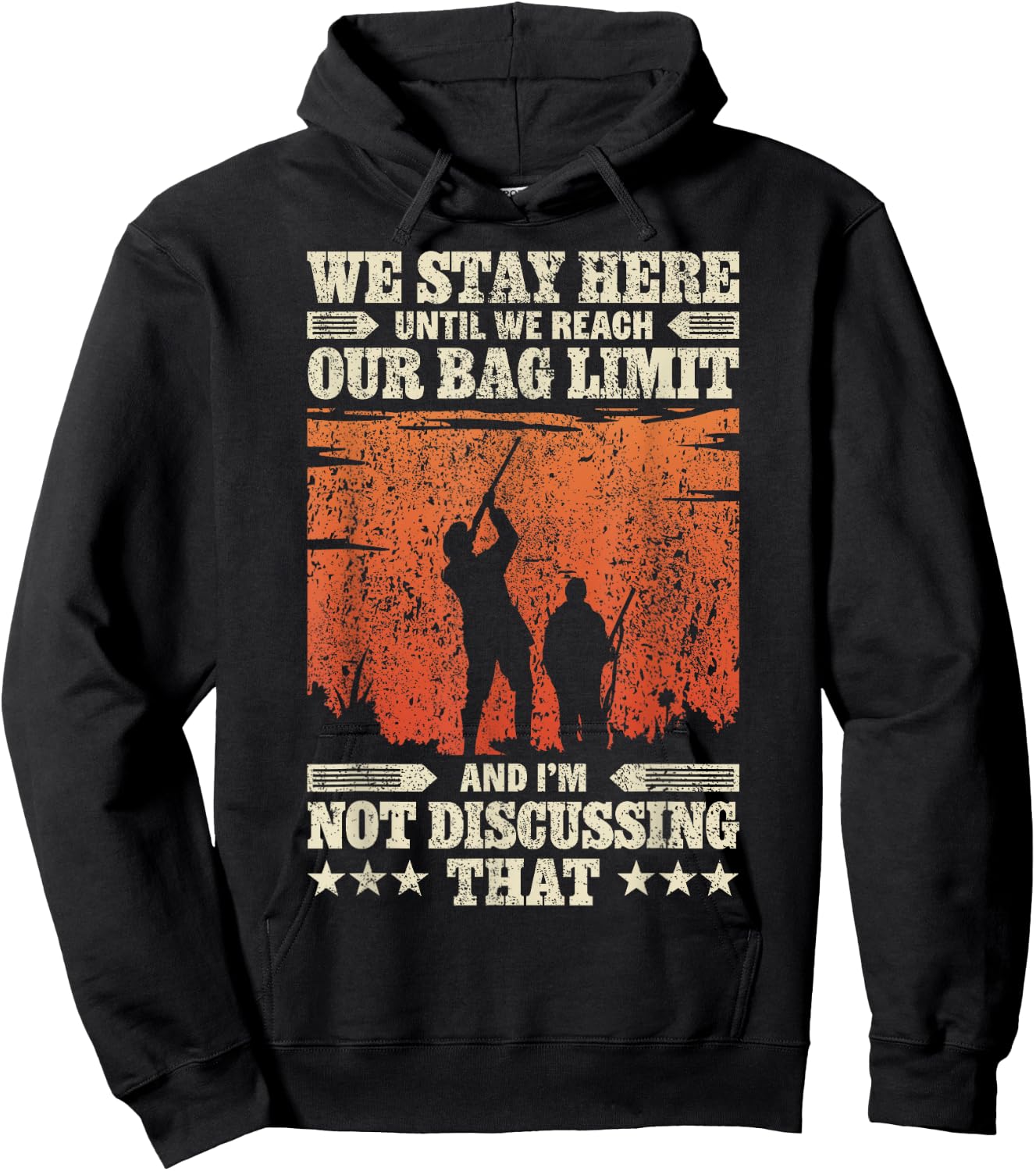 Dove Hunting Until We Reach The Bag Limit - Dove Hunter Hoodie - Hoodie | Black
