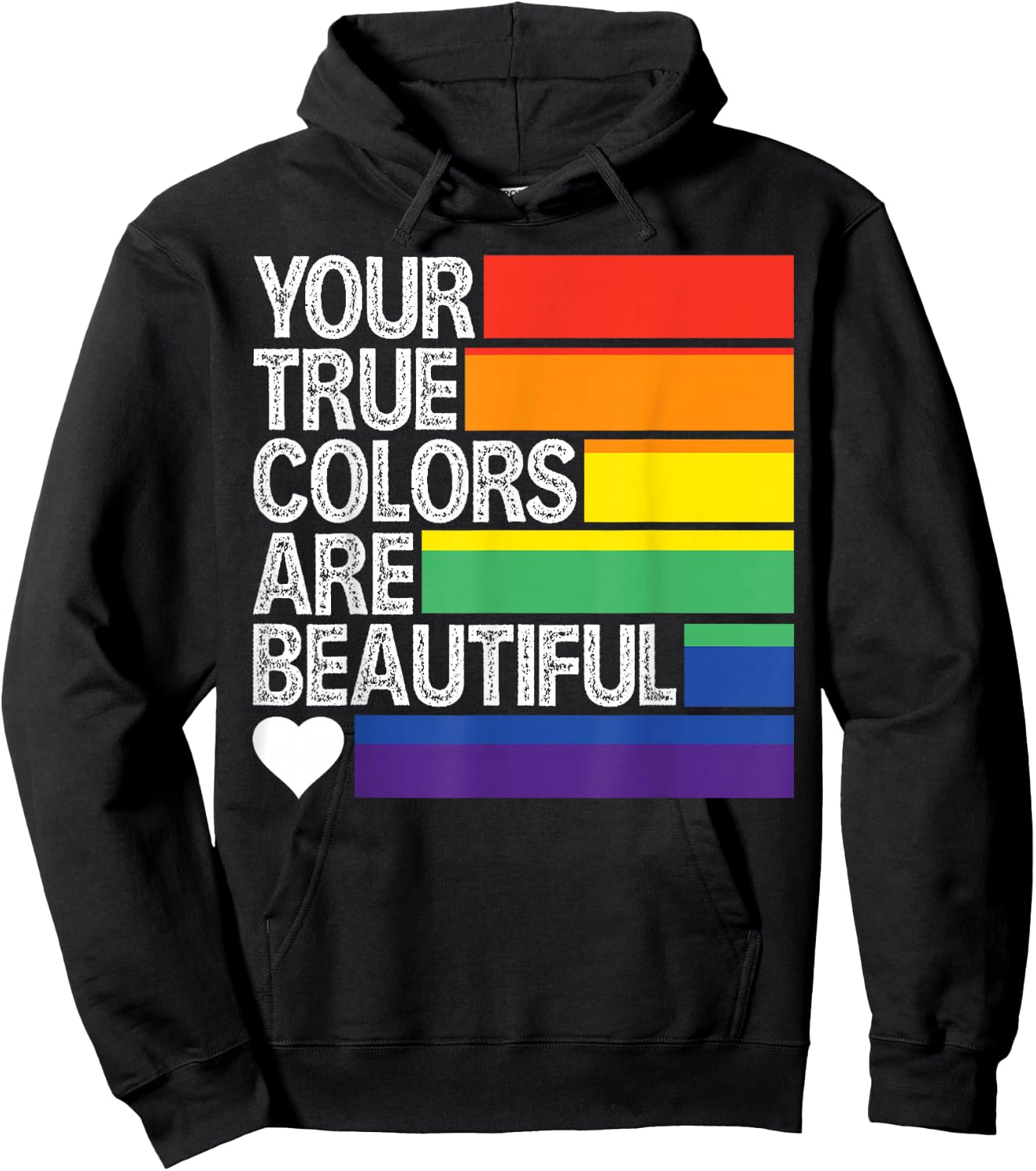 Your True Colors Are Beautiful Hoodie - Hoodie | Black