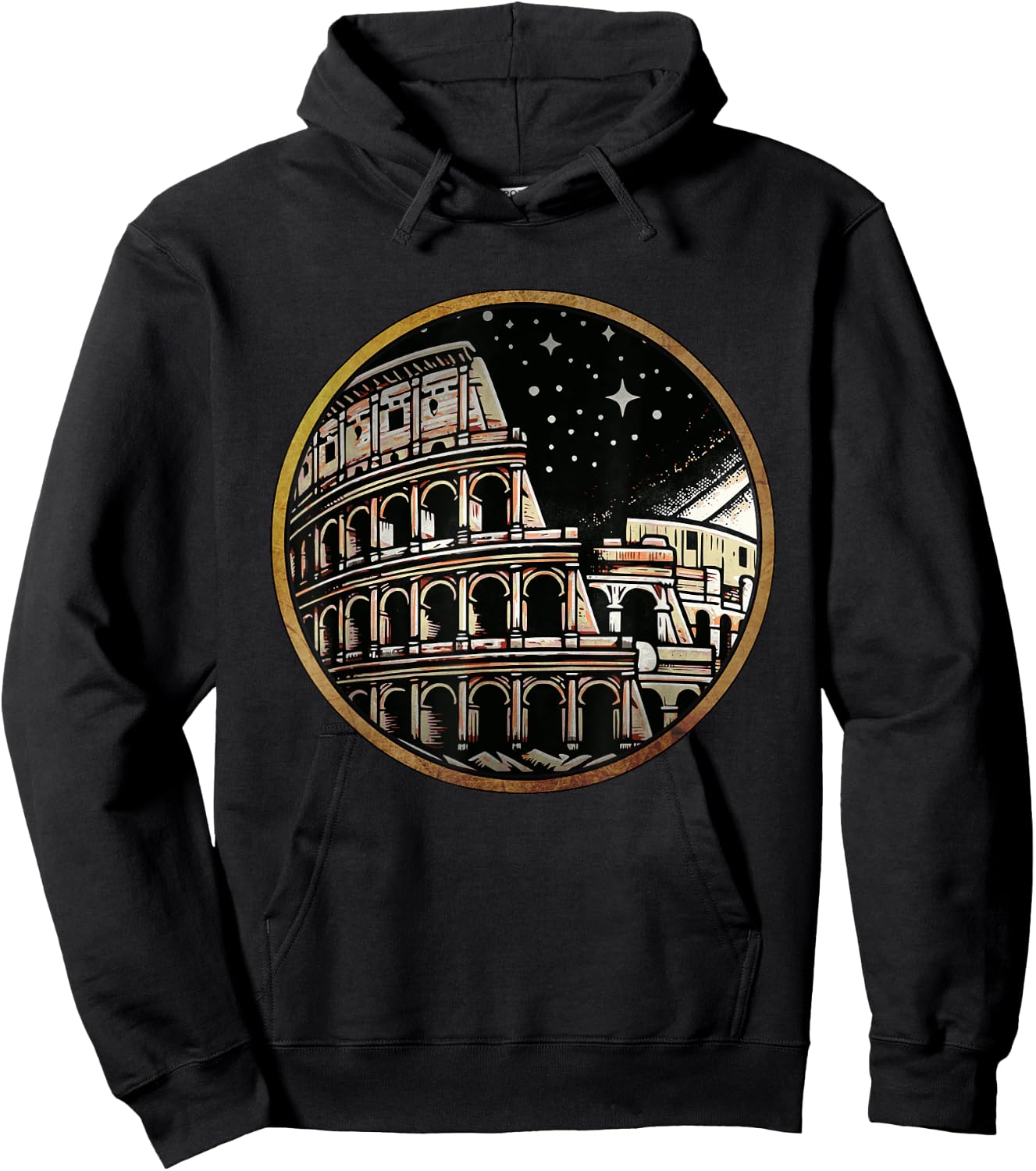 Roman Empire Colosseum of Ancient Rome Hoodie - Hoodie | Black