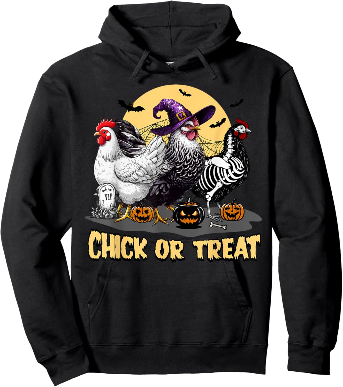 Chick Or Treat Hoodie - Hoodie | Black