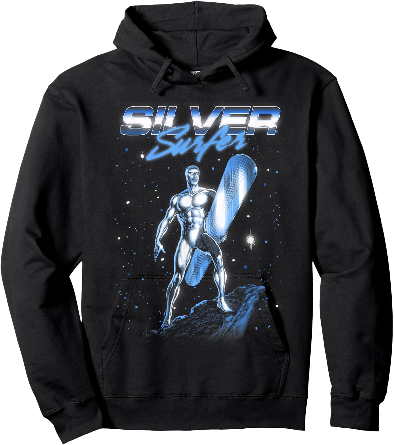 Marvel Comics Silver Surfer Classic Pose Hoodie - Hoodie | Black