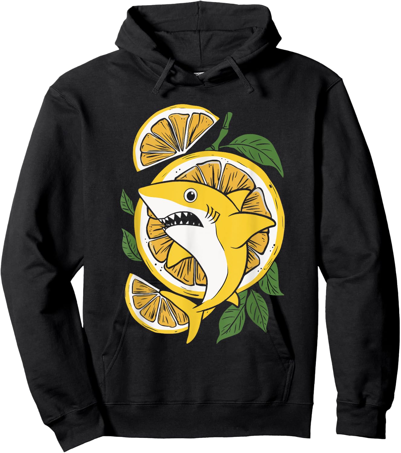Lemon Shark Hoodie - Hoodie | Black