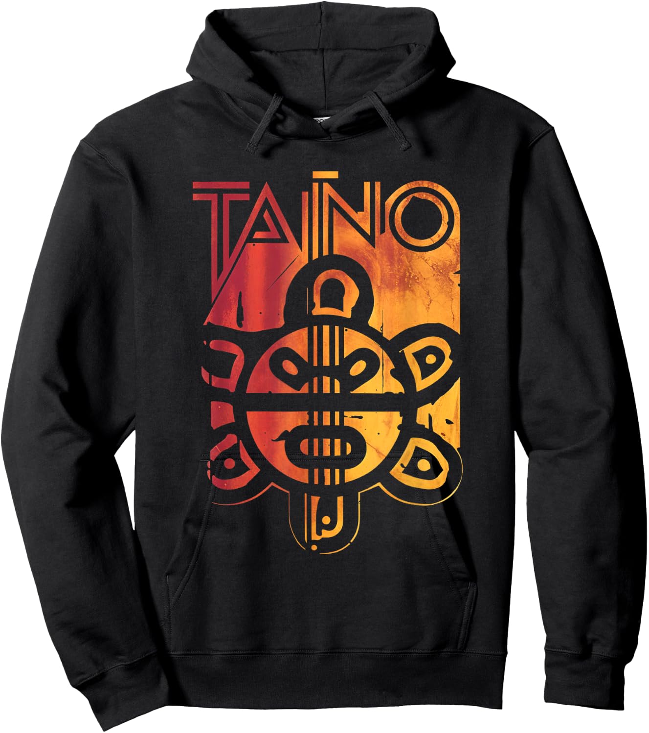 Taino Art Taino Culture Boricua Native American Design Hoodie - Hoodie | Black