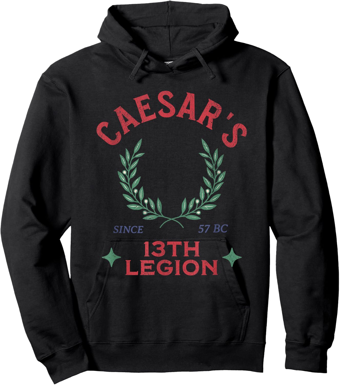 Agema Apparel Julius Caesar 13th Legion Ancient Roman History , Small, Black Hoodie - Hoodie | Black