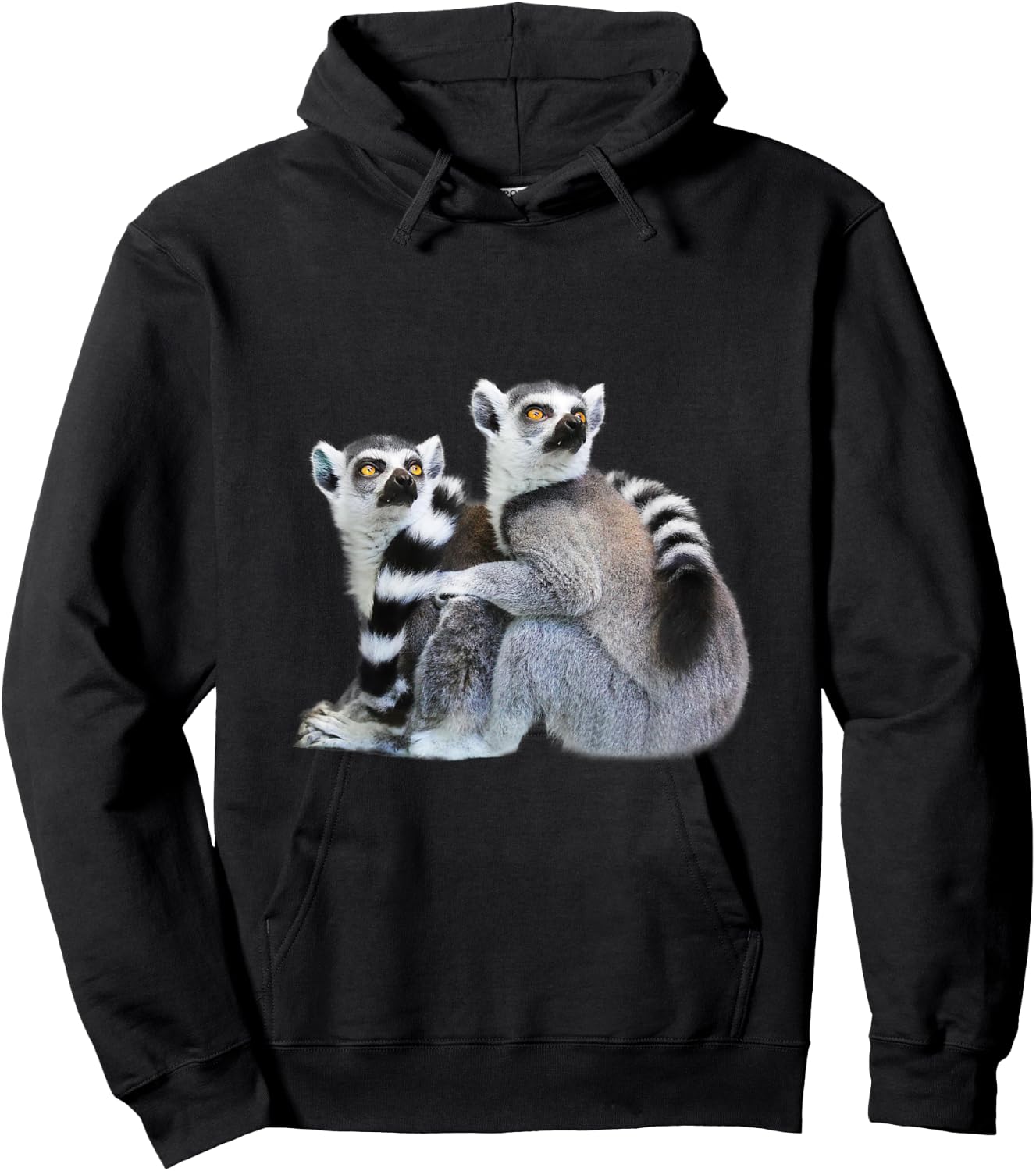 Lemur Lemuren Design Men Women Gift Hoodie - Hoodie | Black