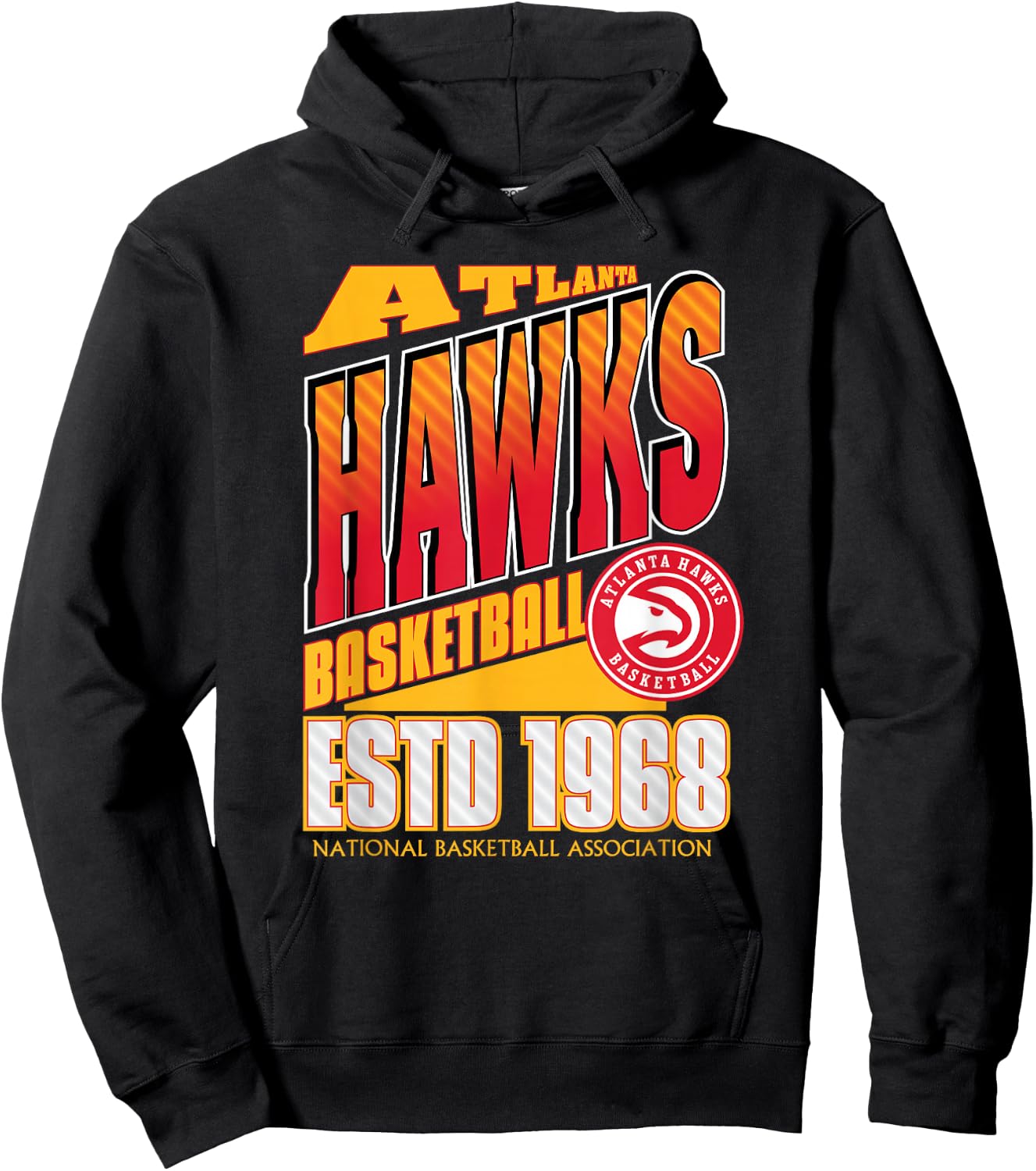 Atlanta Hawks NBA Breakaway , Men's Black Small Hoodie - Hoodie | Black