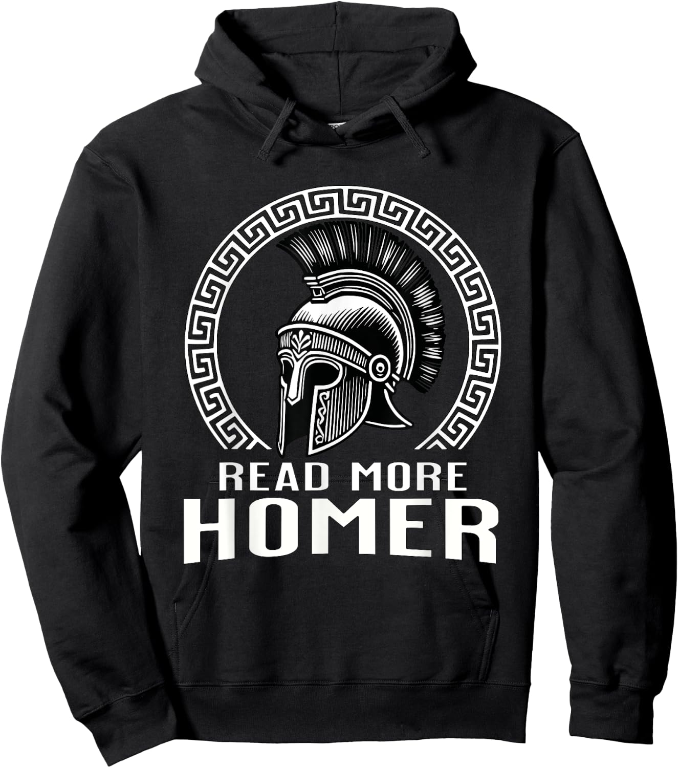 Homer Iliad and Odyssey Greek History Read More Homer Hoodie - Hoodie | Black