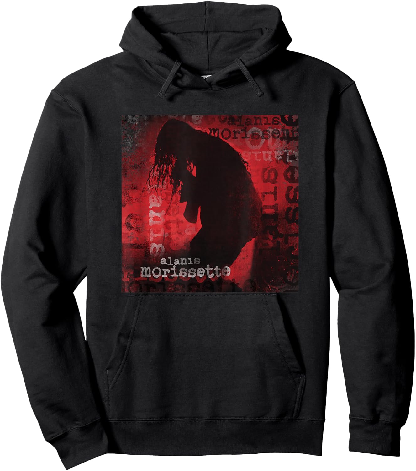 Alanis Morissette - Ironic Silhouette Hoodie - Hoodie | Black