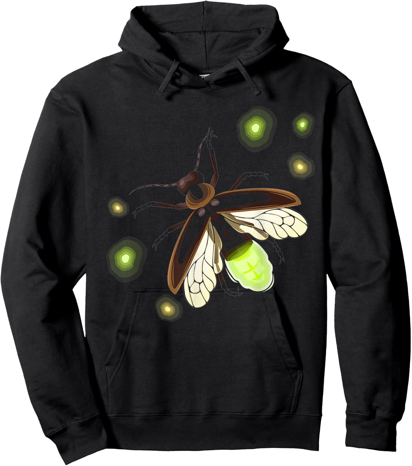 Fireflies Nature Camping Insect Hoodie - Hoodie | Black