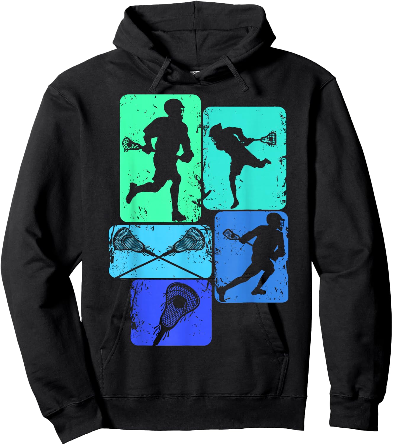 Lacrosse Boys Kids Men Youth Hoodie - Hoodie | Black