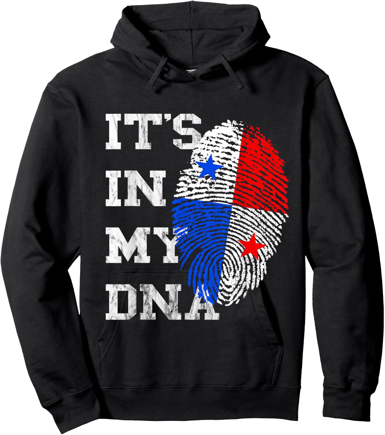 Panama It''s In My DNA Roots Panama Trip Panamanian Flag Hoodie - Hoodie | Black