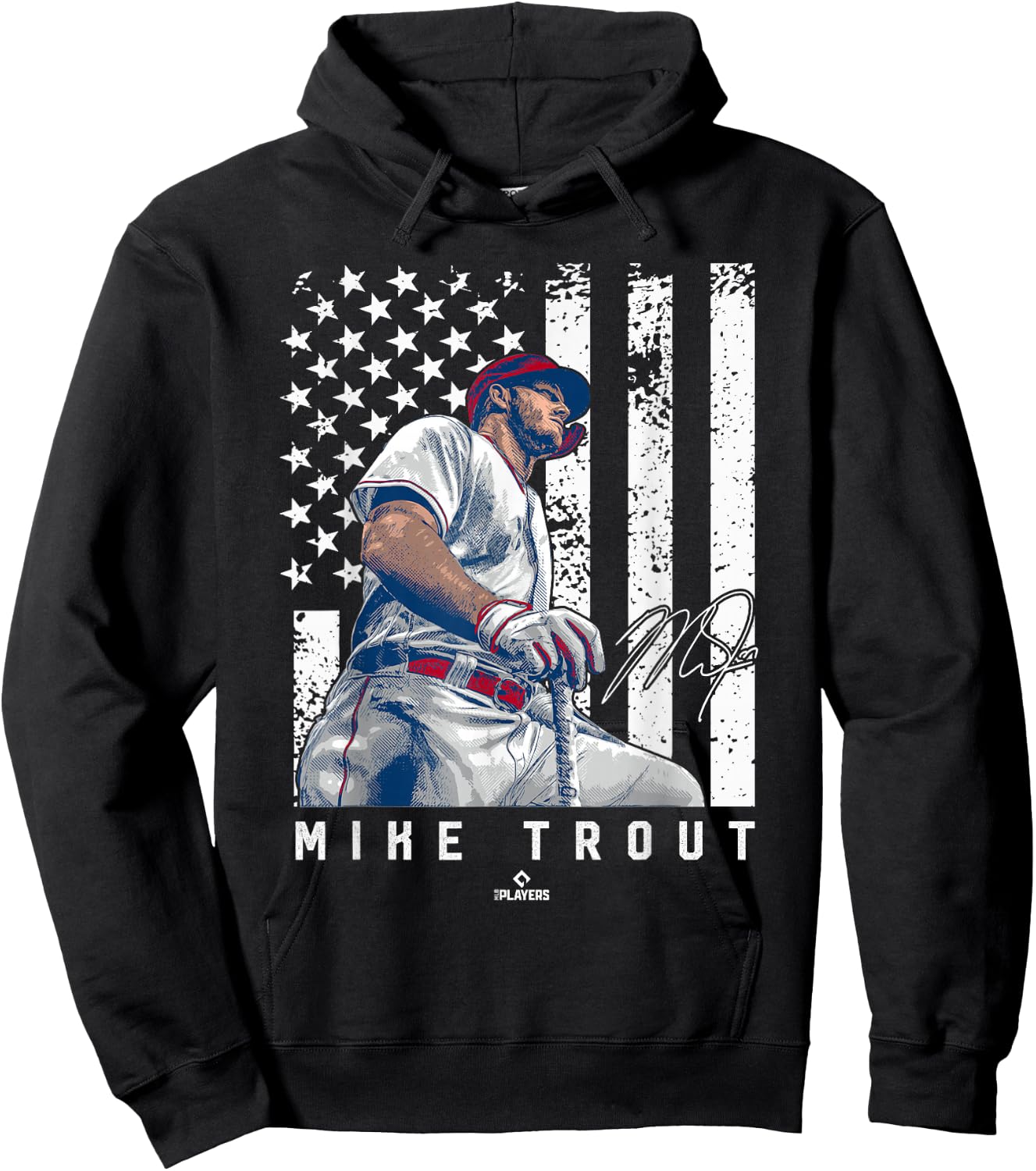 Show Your Pride Mike Trout Los Angeles MLBPA Hoodie - Hoodie | Black