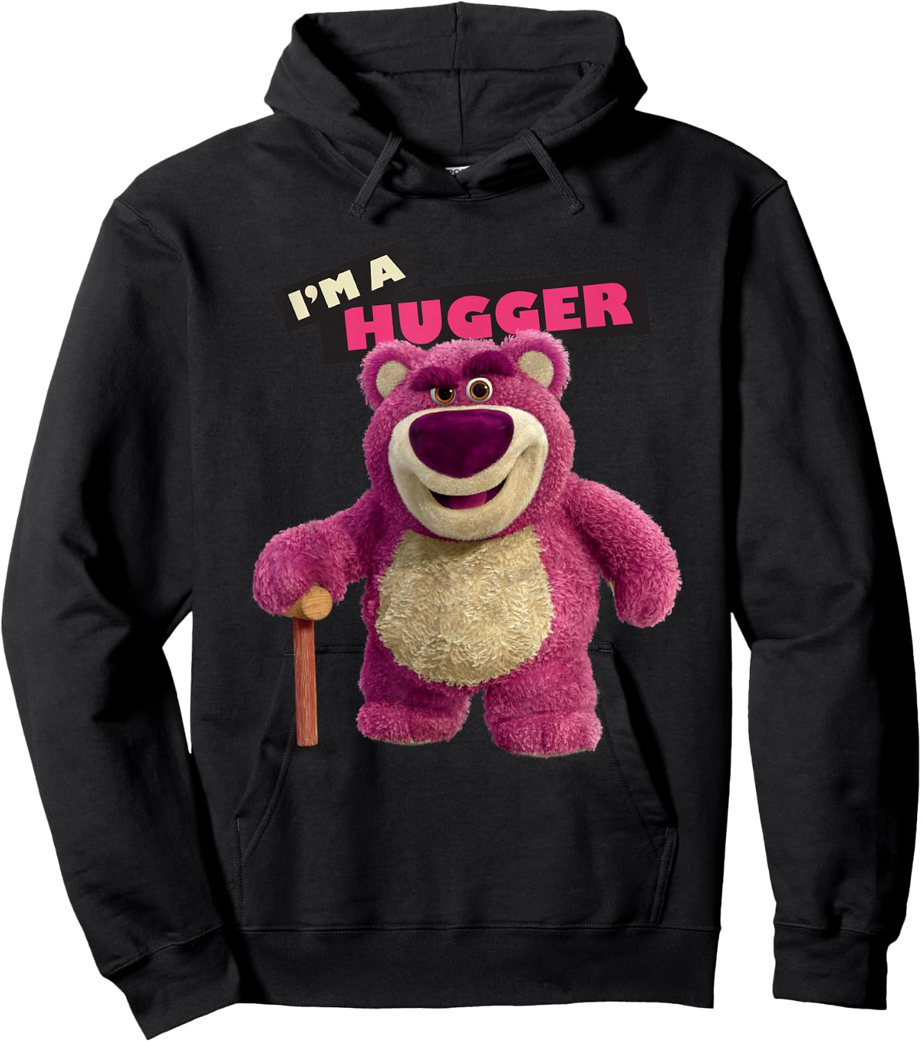 Disney and Pixar's Toy Story 3 Lotso I'm a Hugger Hoodie - Hoodie | Black
