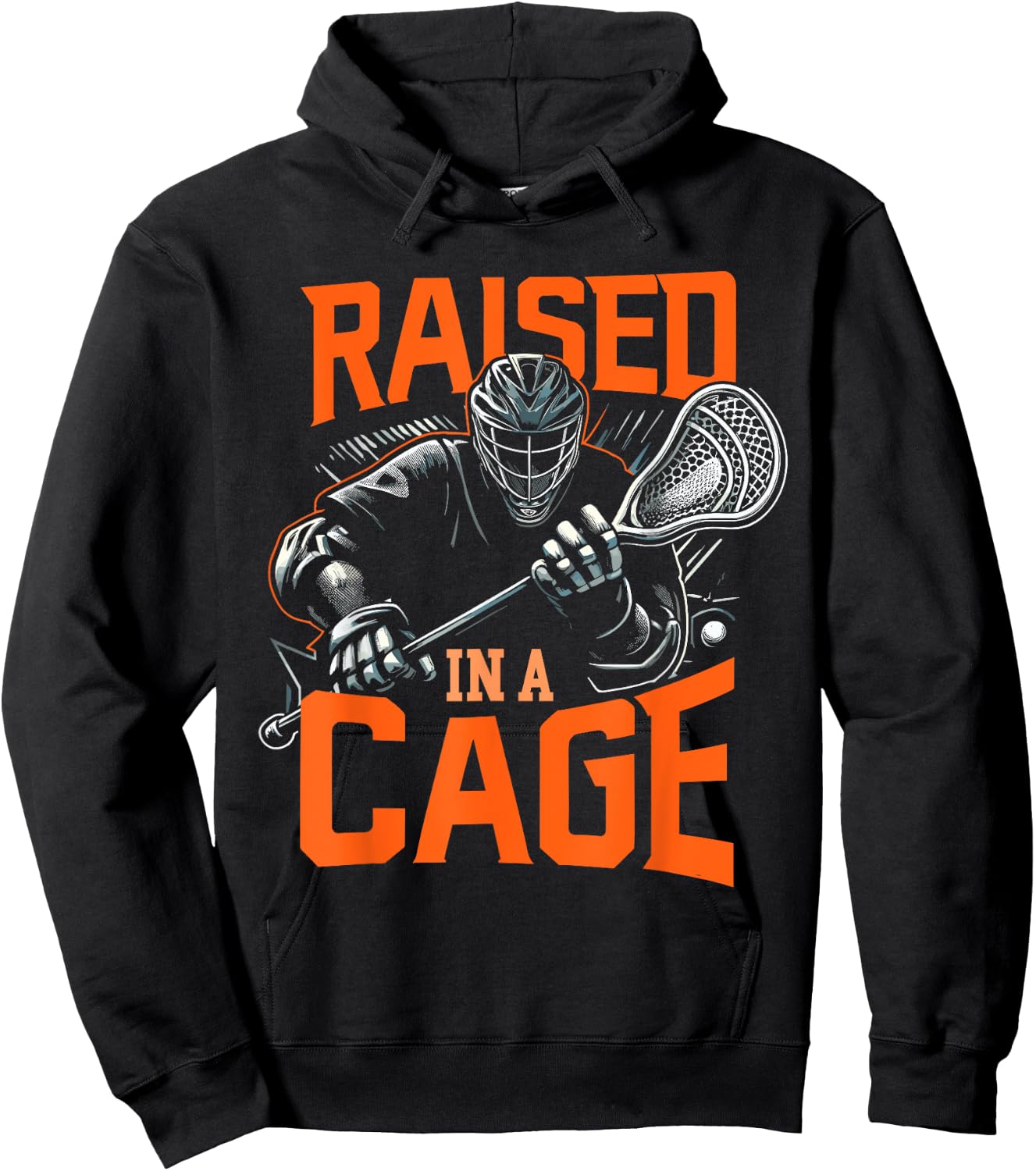 Goalkeeper Lax Goalie Lacrosse Goalie Lacrosse Player Hoodie - Hoodie | Black