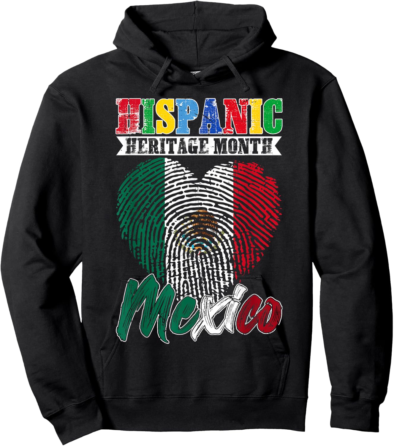 Hispanic Heritage Month Mexican Women Mexico Independence Hoodie - Hoodie | Black
