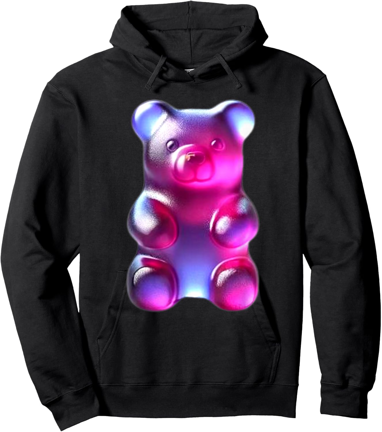 Indigo Purple Gummy Bear Hoodie - Hoodie | Black