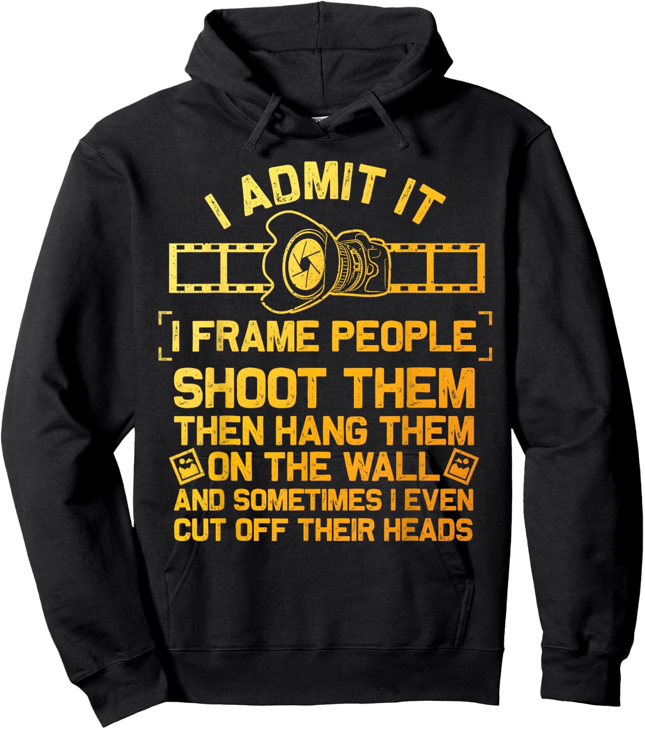 Cool Photographer Design Women Camera Photography Hoodie - Hoodie | Black