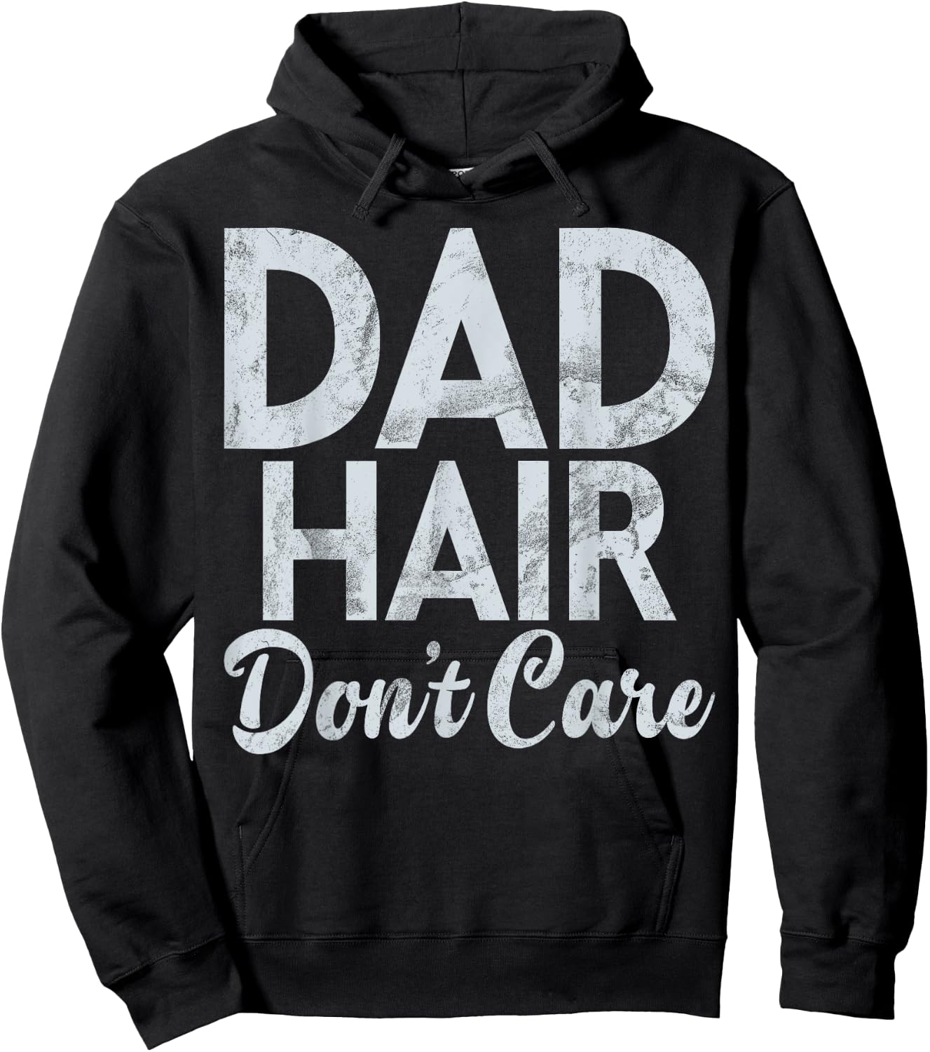 Dad Hair dont care New Dad Hoodie - Hoodie | Black