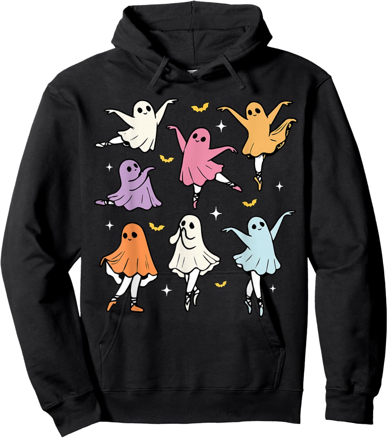 Ballet Ghost Ballet Dancer Spooky Dance Teacher Halloween Hoodie - Hoodie | Black
