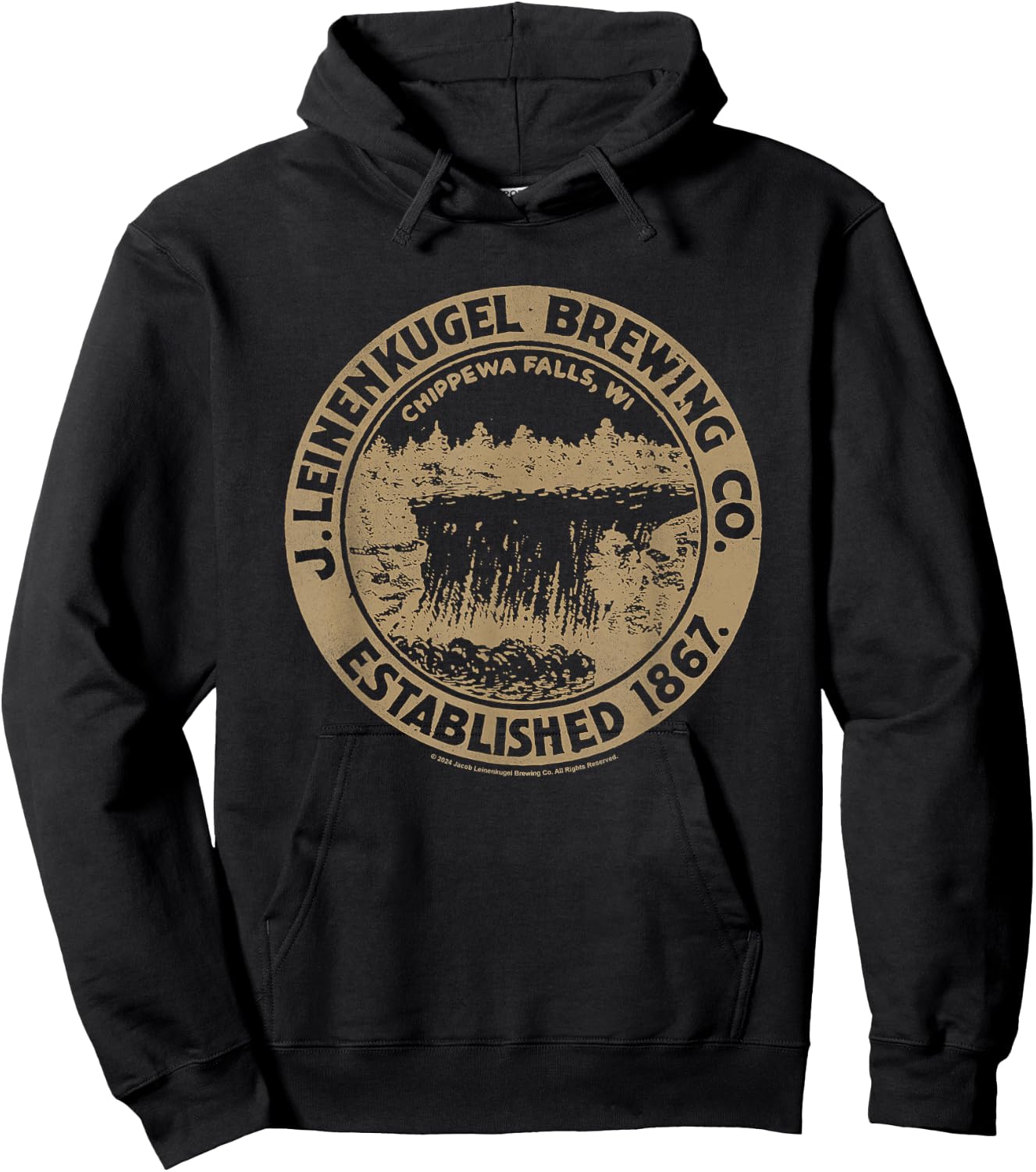 Coors Brewing Company J. Leinenkugel Brewing Co. Vintage Hoodie - Hoodie | Black