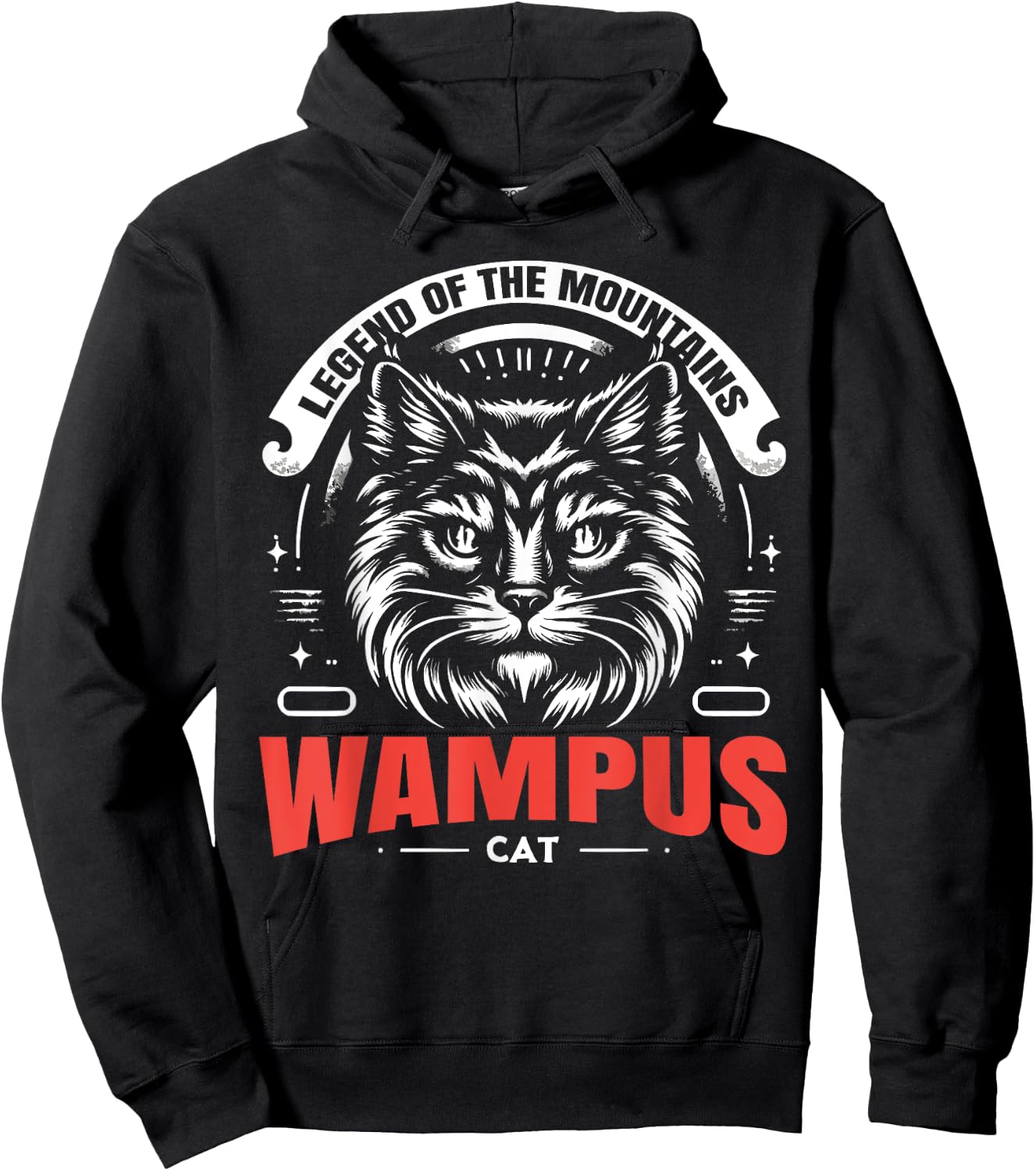 Wampus Cat American Folklore Cryptozoology Cryptid Hoodie - Hoodie | Black