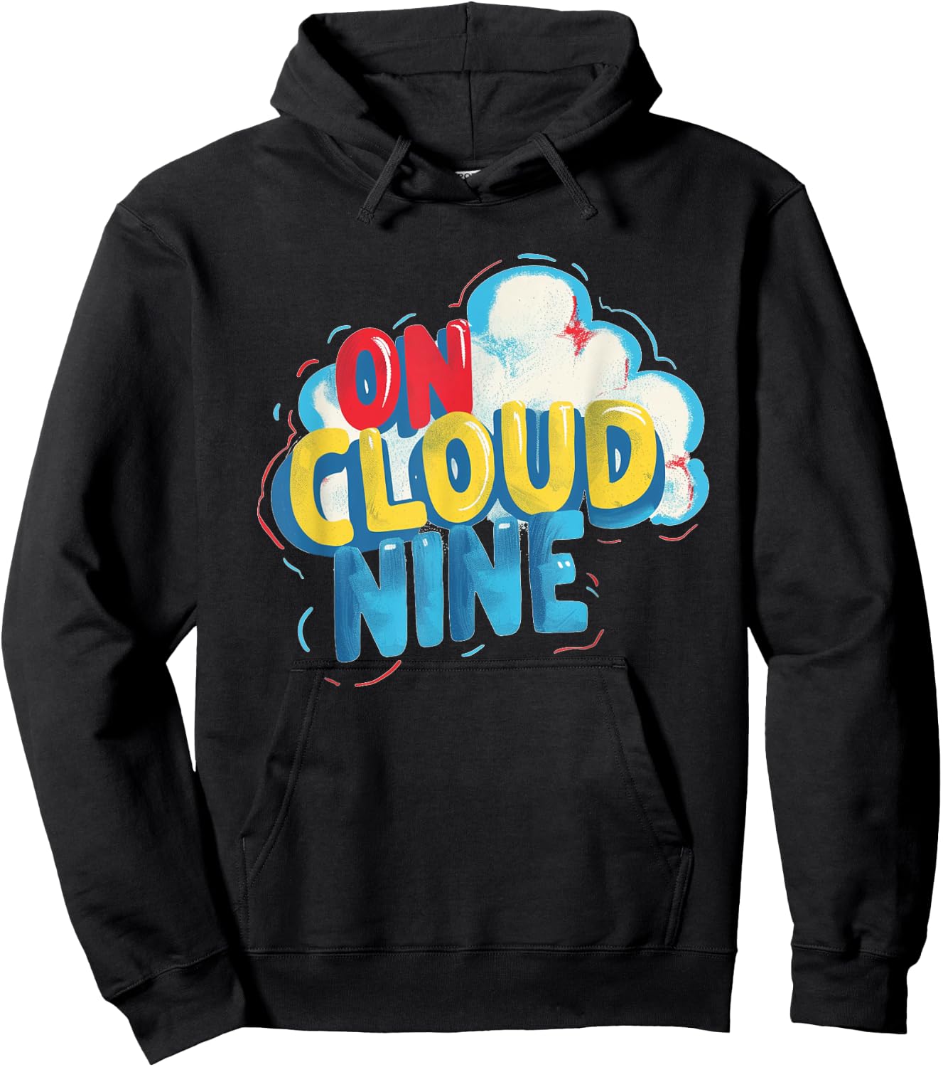 Nice colorful on Cloud Nine Speech Costume Hoodie - Hoodie | Black