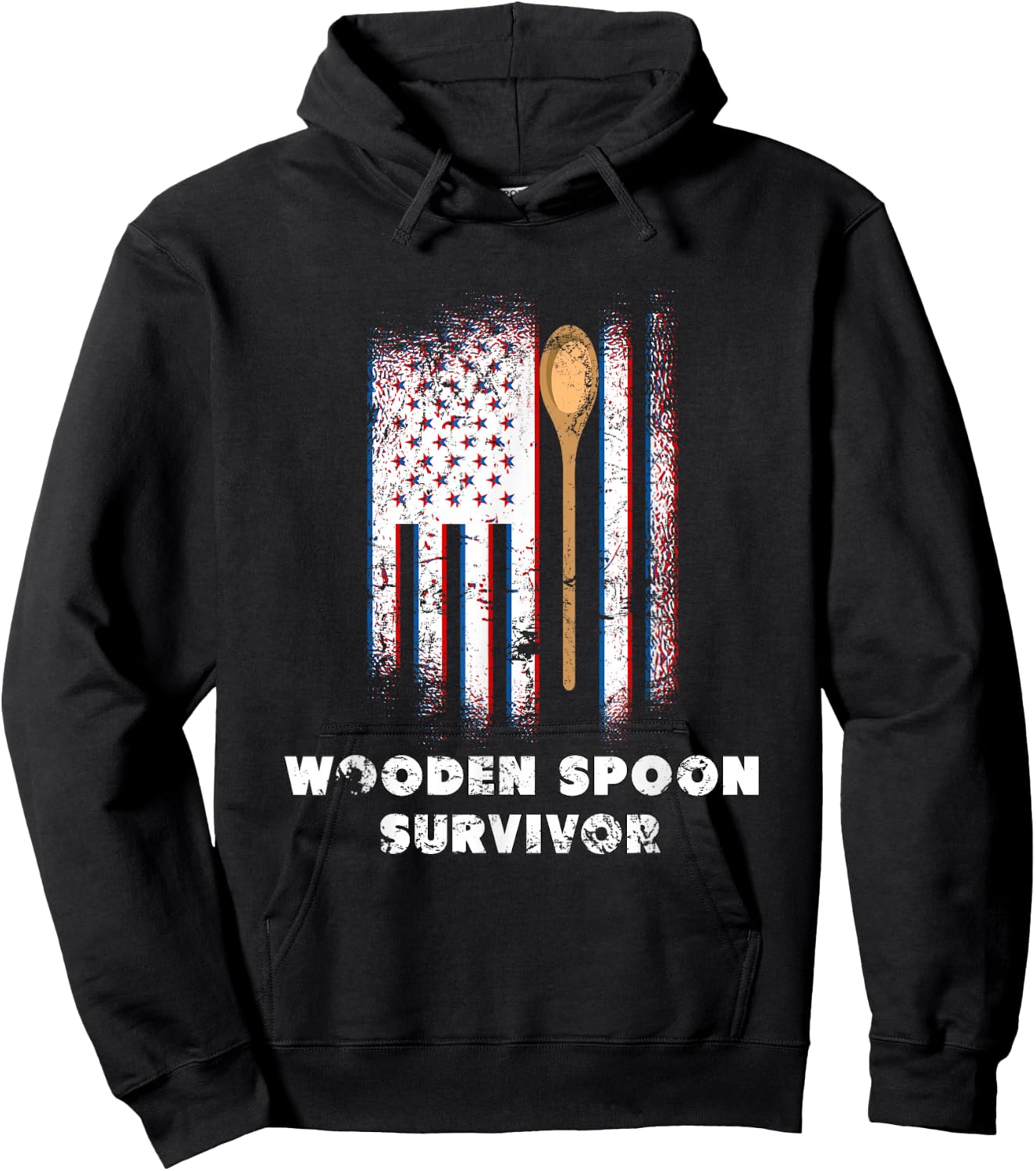 Wooden Spoon Survivor for Hoodie - Hoodie | Black