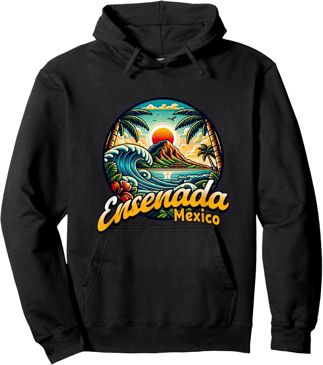 Ensenada Mexico Souvenir / Ensenada Hoodie - Hoodie | Black