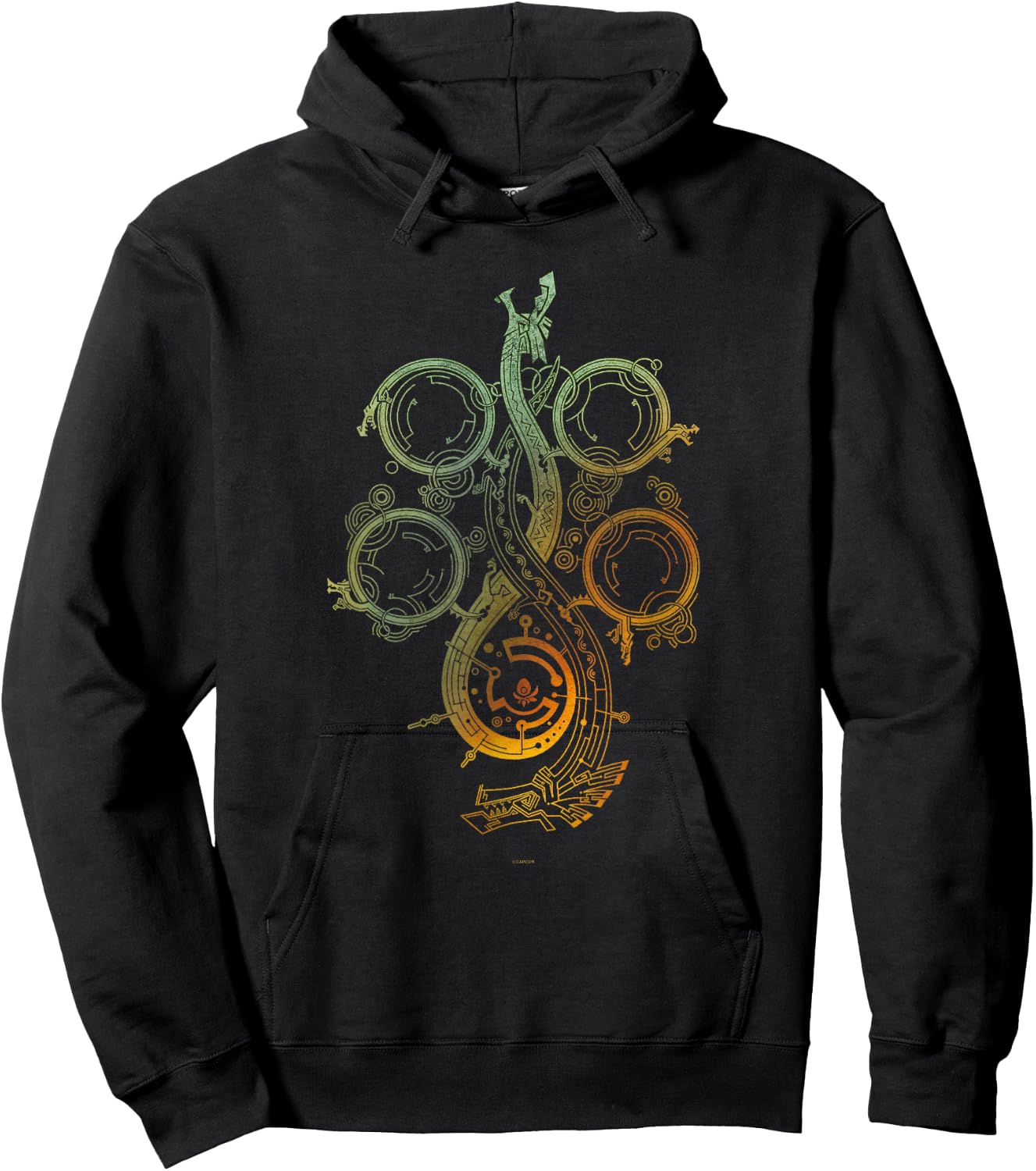 Monster Hunter Wilds Symbol Hoodie - Hoodie | Black