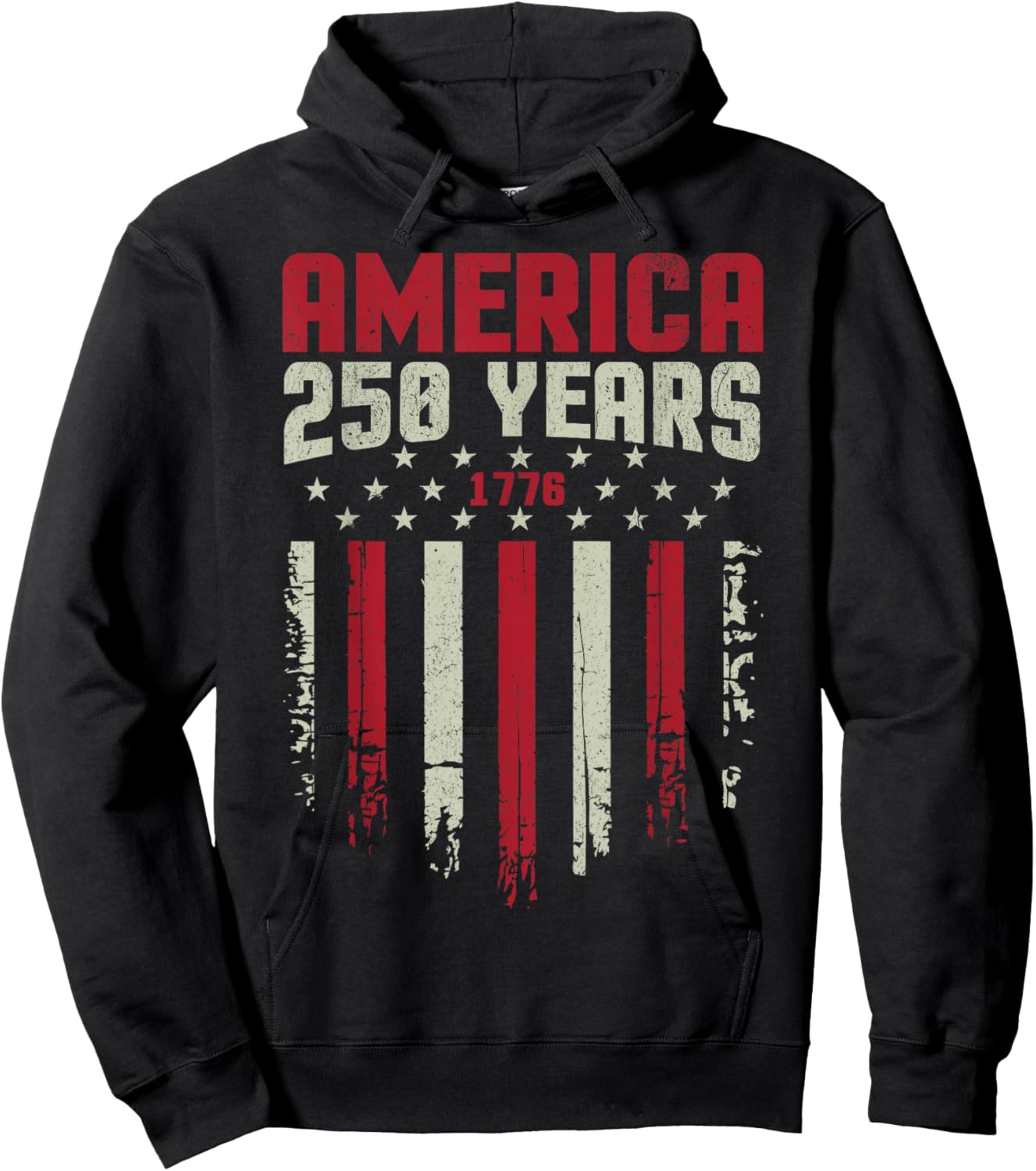America Retro 250 Years 250th 250 Anniversary USA Shirt 1776 Hoodie - Hoodie | Black