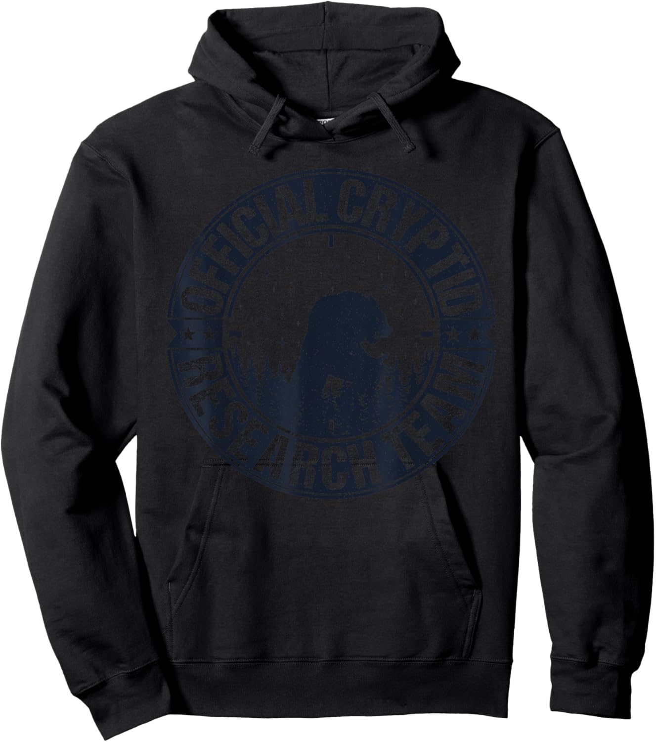 Official Cryptid Research Team Dogman Hunting Creatures Hoodie - Hoodie | Black