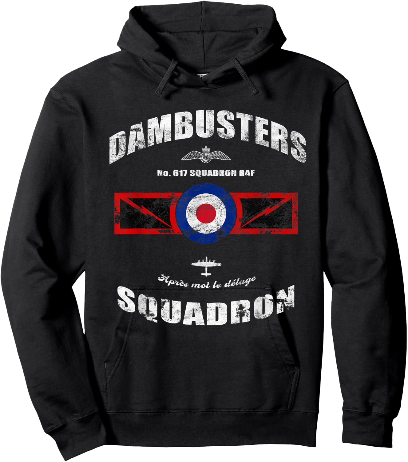 Dambusters No.617 Squadron WW2 British Military History Hoodie - Hoodie | Black