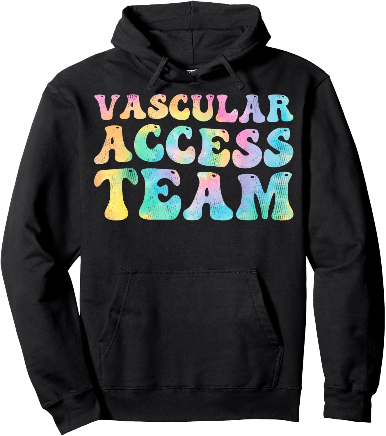 Vascular Access Team Nursing RN Nurse Appreciation Groovy Hoodie - Hoodie | Black