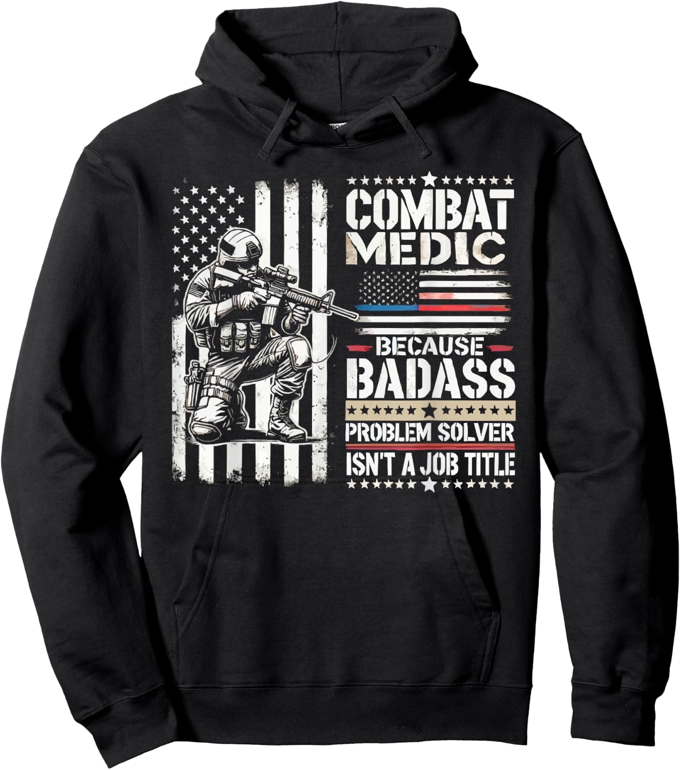 Combat Medic First Aid Field Medic Military Hoodie - Hoodie | Black